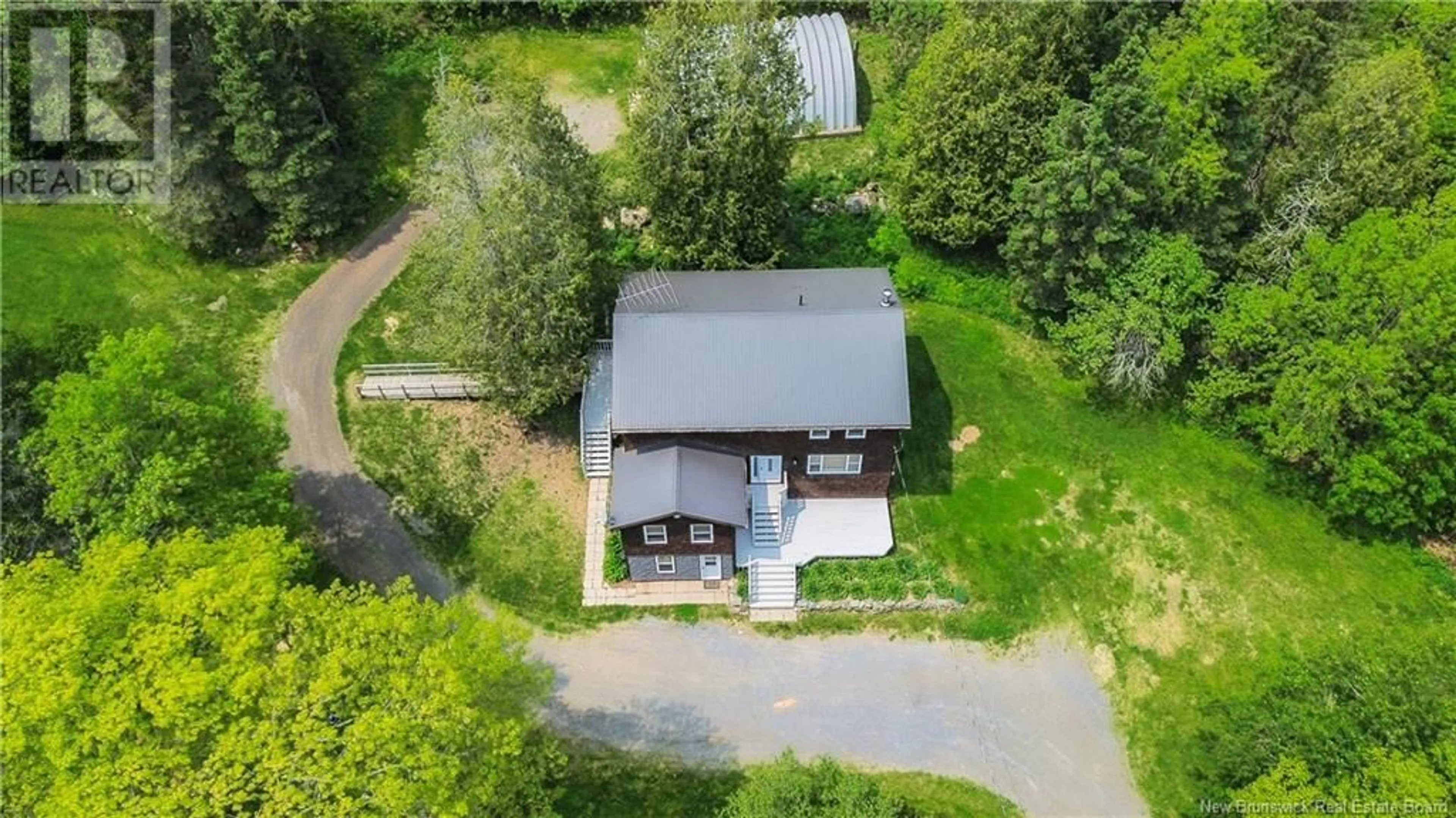 A pic from outside/outdoor area/front of a property/back of a property/a pic from drone, unknown for Route 102 - 6390 OAK POINT ROAD, Oak Point New Brunswick E5M2G8
