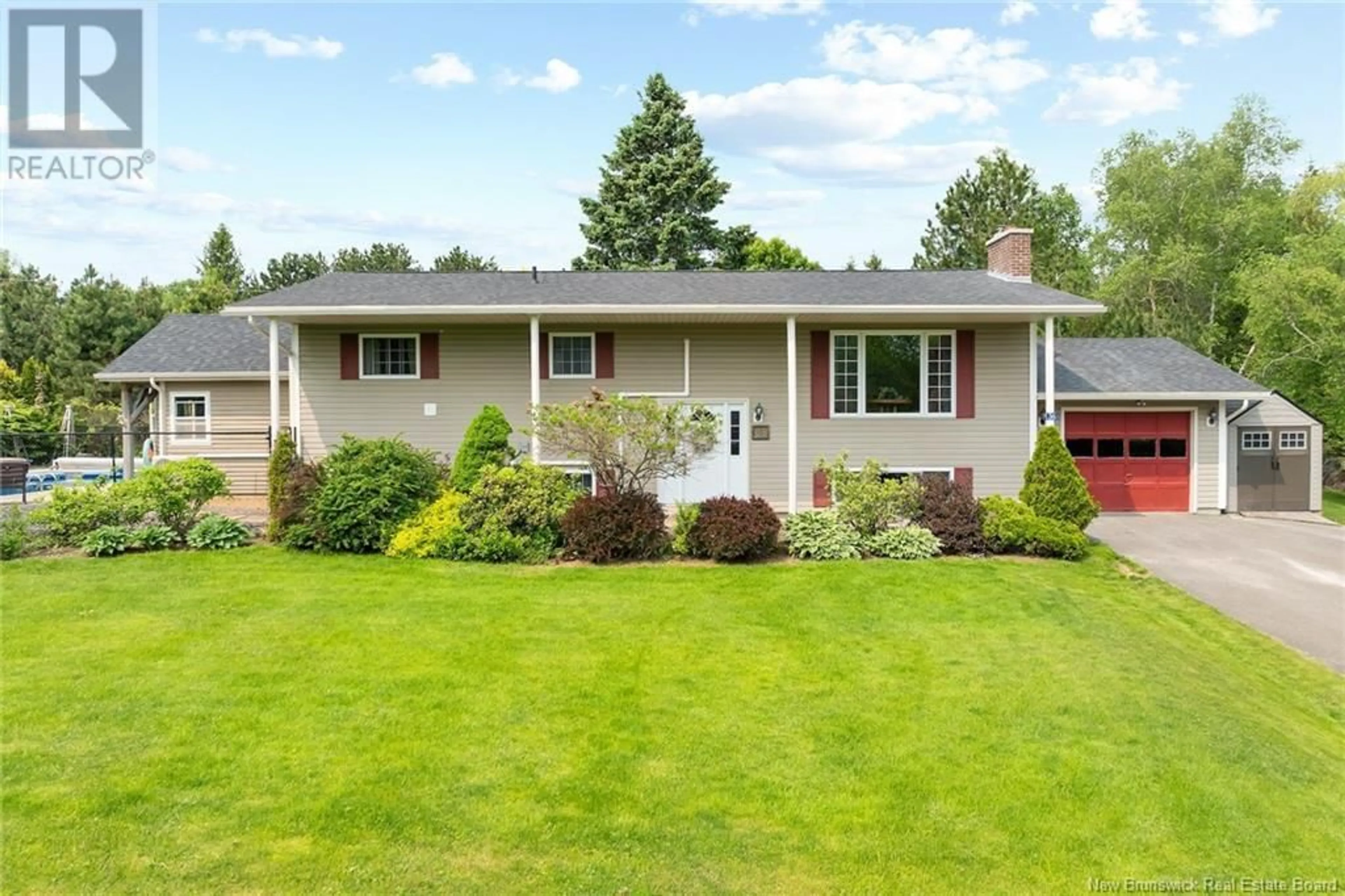 Home with vinyl exterior material, street for 36 LEWIS DRIVE, Island View New Brunswick E3E1A1