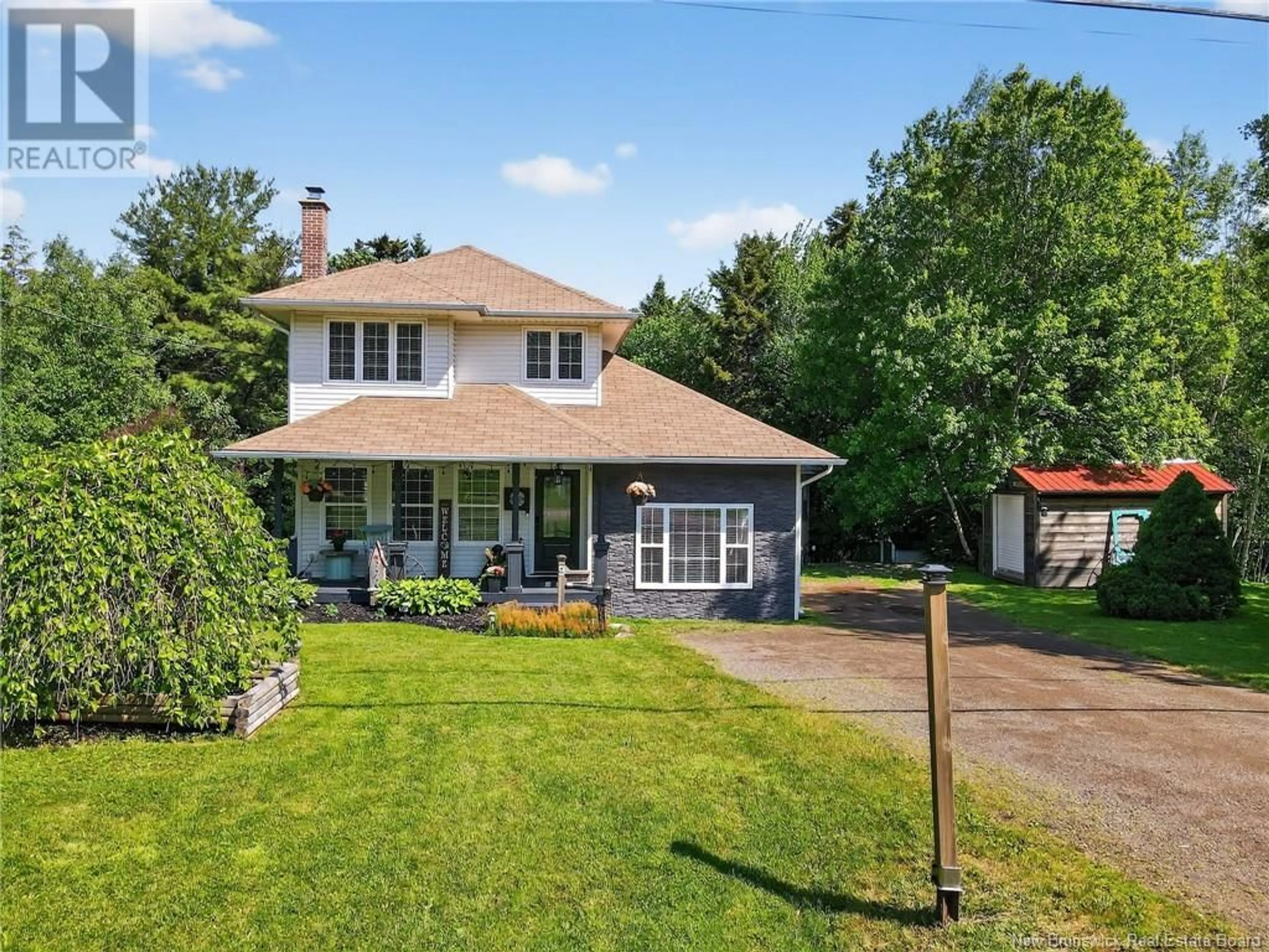 A pic from outside/outdoor area/front of a property/back of a property/a pic from drone, street for 9 MARCOMBE STREET, Lower Coverdale New Brunswick E1J1K2