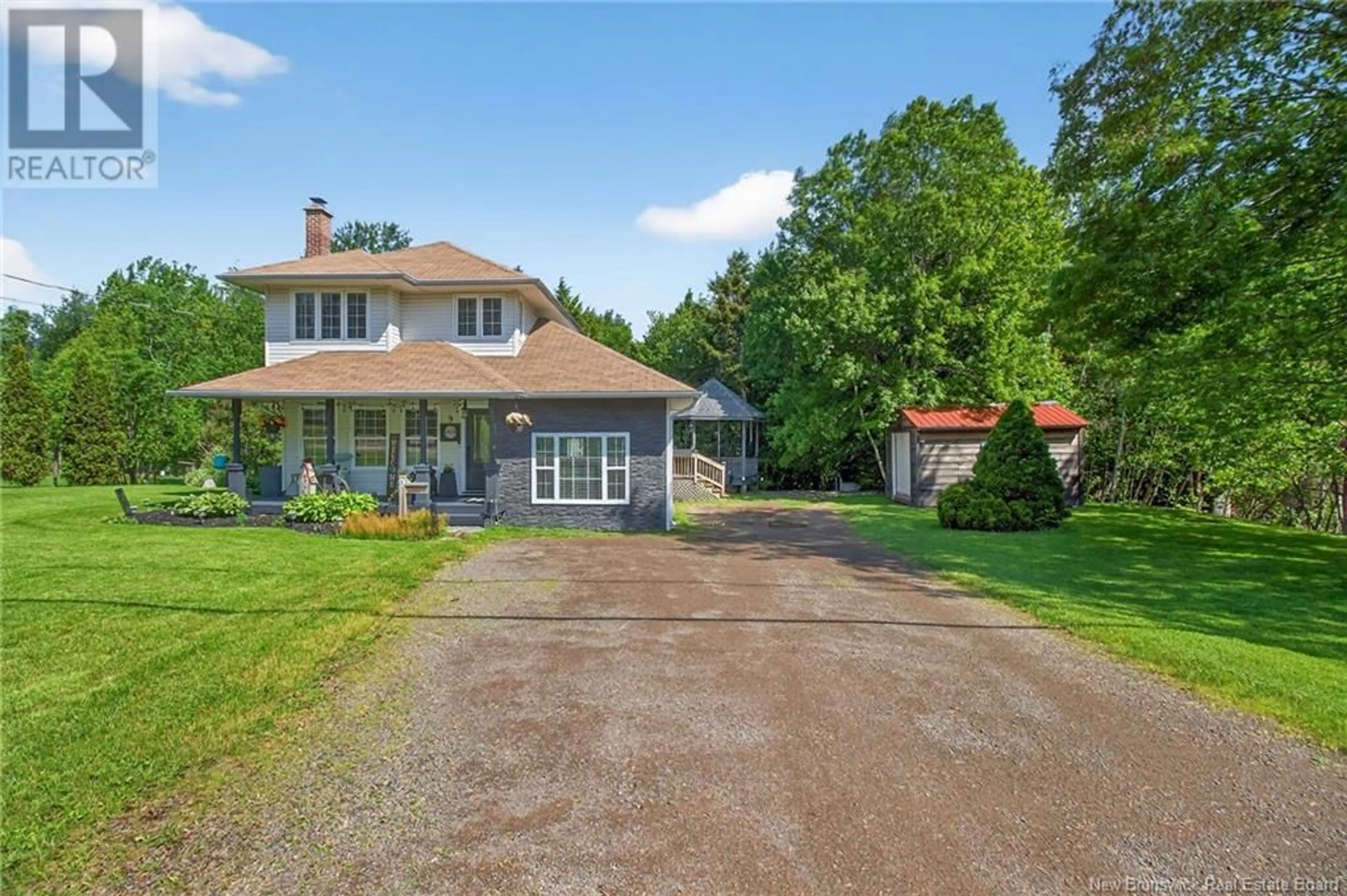 A pic from outside/outdoor area/front of a property/back of a property/a pic from drone, street for 9 MARCOMBE STREET, Lower Coverdale New Brunswick E1J1K2
