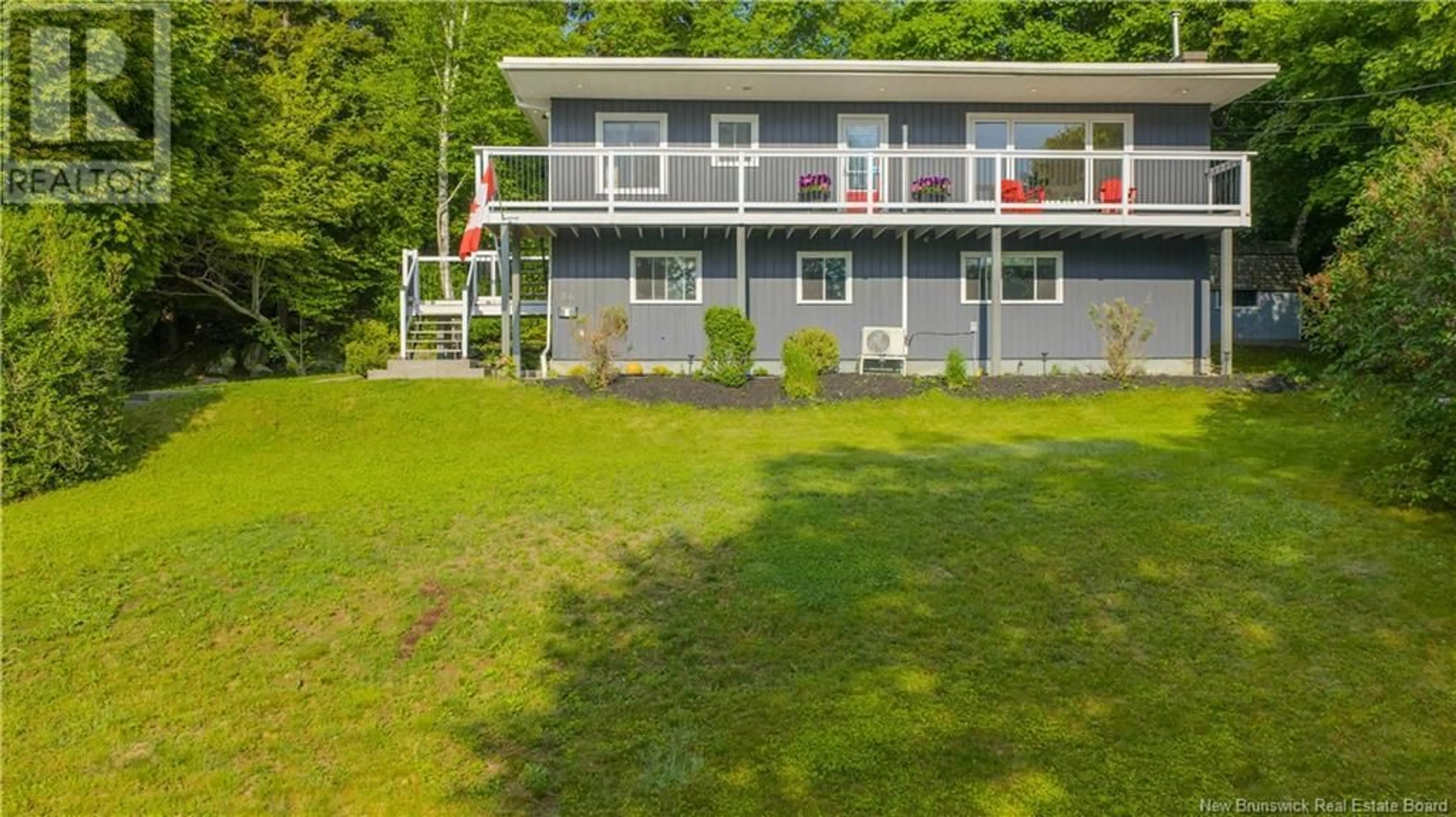 A pic from outside/outdoor area/front of a property/back of a property/a pic from drone, water/lake/river/ocean view for 86 FIRST STREET, Rothesay New Brunswick E2H1L9