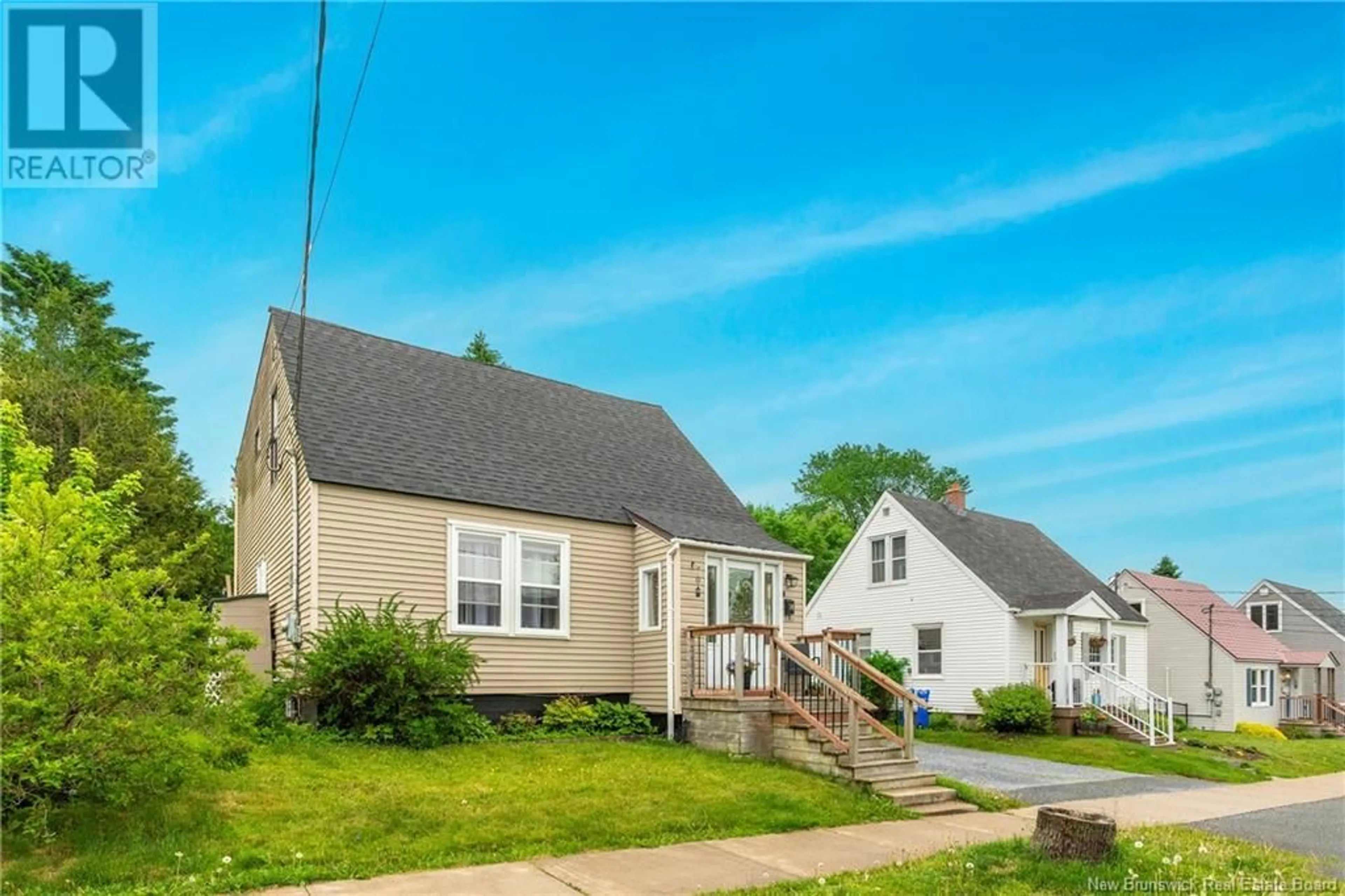 Home with vinyl exterior material, street for 14 CURRIE AVENUE, Saint John New Brunswick E2K3A6