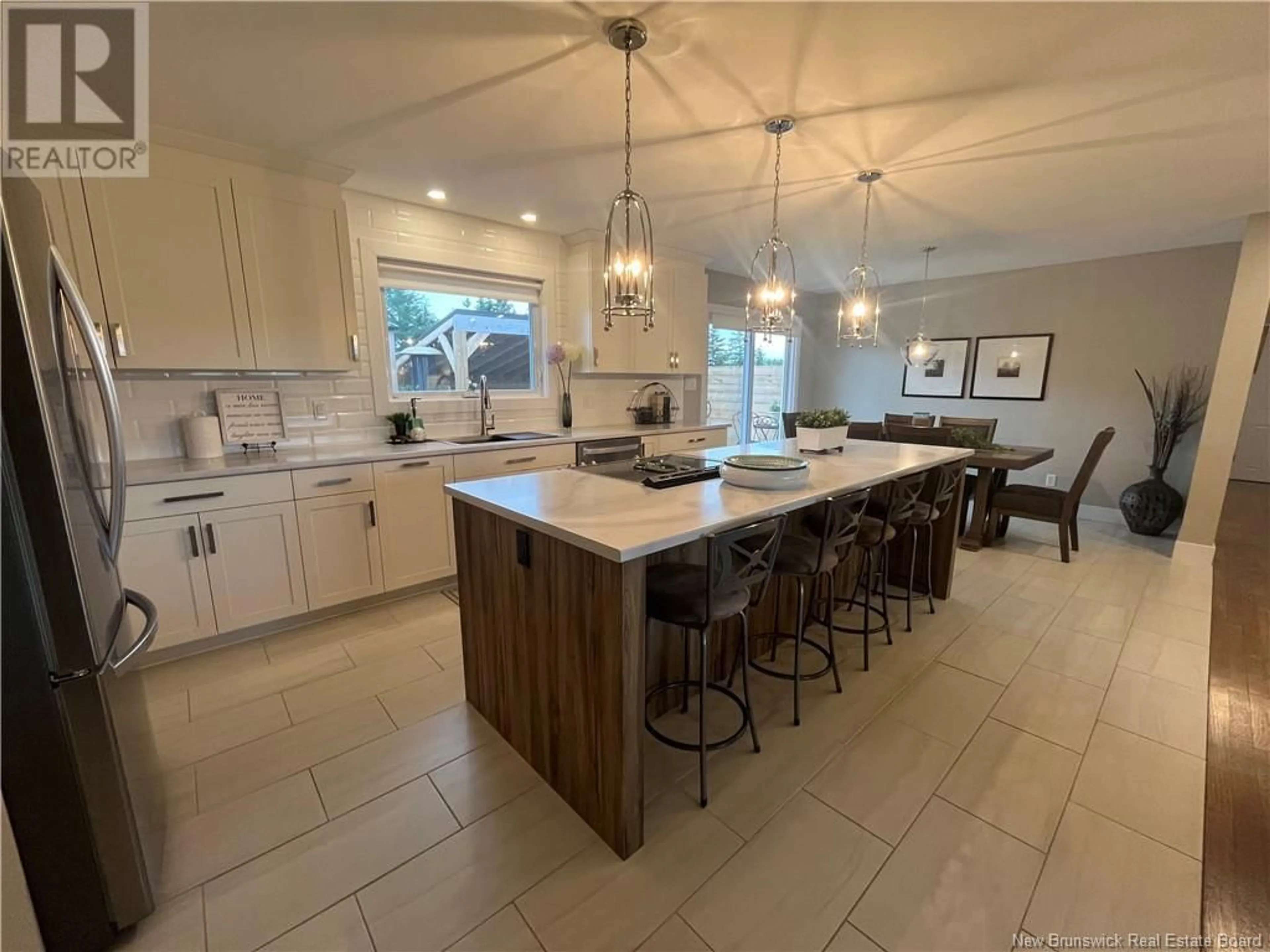 Open concept kitchen, ceramic/tile floor for 303 ISAIAH ROAD, Lutes Mountain New Brunswick E1G2Y2