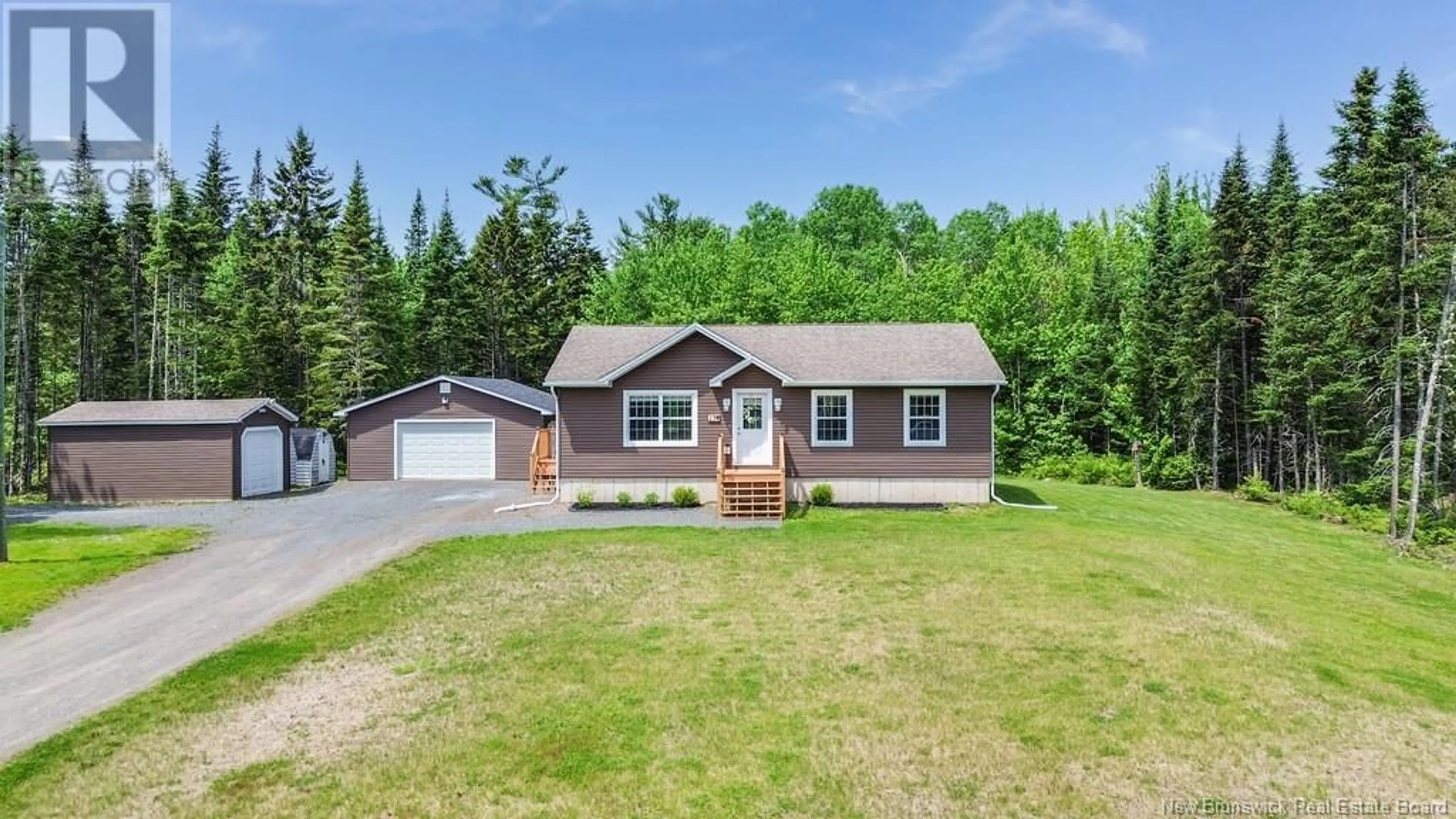 A pic from outside/outdoor area/front of a property/back of a property/a pic from drone, street for 23 BEAUMONT HAMEL DRIVE, Rusagonis New Brunswick E3B0W9