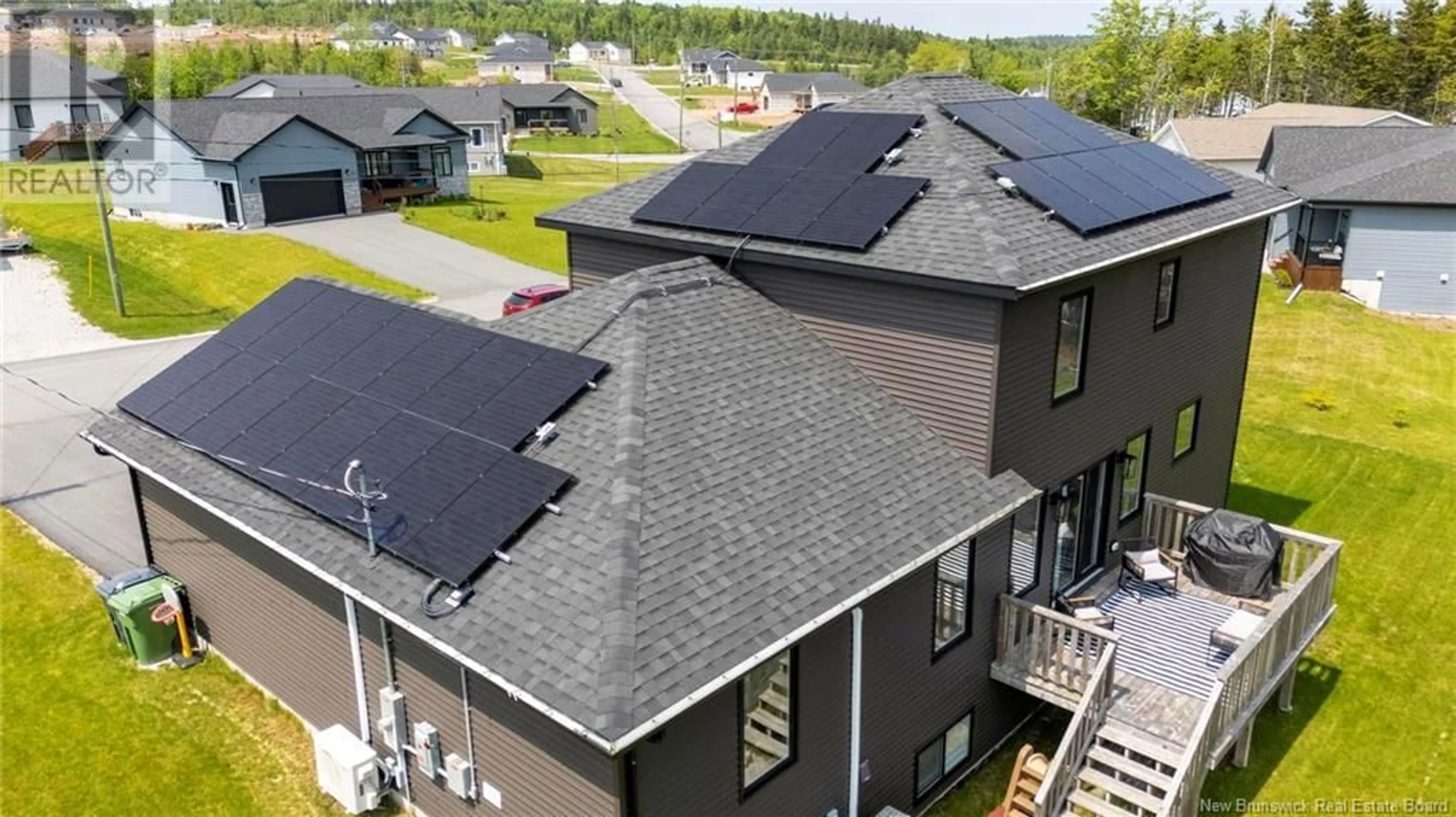 A pic from outside/outdoor area/front of a property/back of a property/a pic from drone, building for 32 GOSHAWK DRIVE, Quispamsis New Brunswick E2E3W6