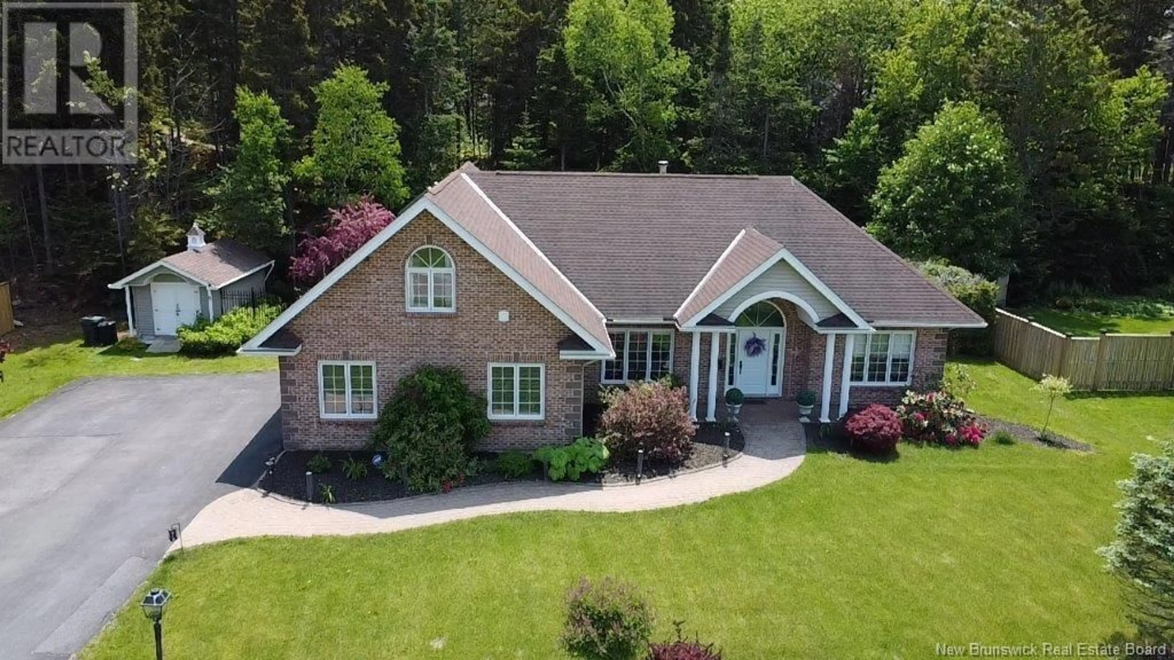 A pic from outside/outdoor area/front of a property/back of a property/a pic from drone, unknown for 8 POST ROAD, Rothesay New Brunswick E2H2Y3