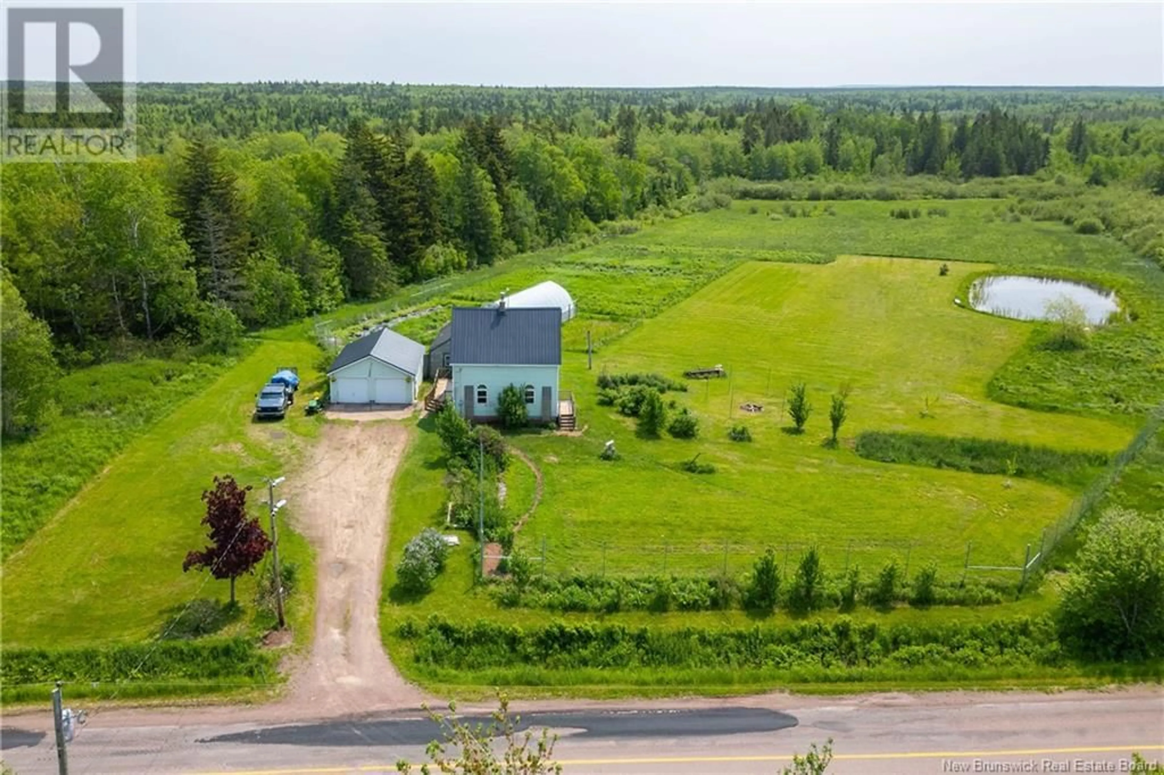 A pic from outside/outdoor area/front of a property/back of a property/a pic from drone, unknown for 1783 ROUTE 940, Centre Village New Brunswick E4L1Y7