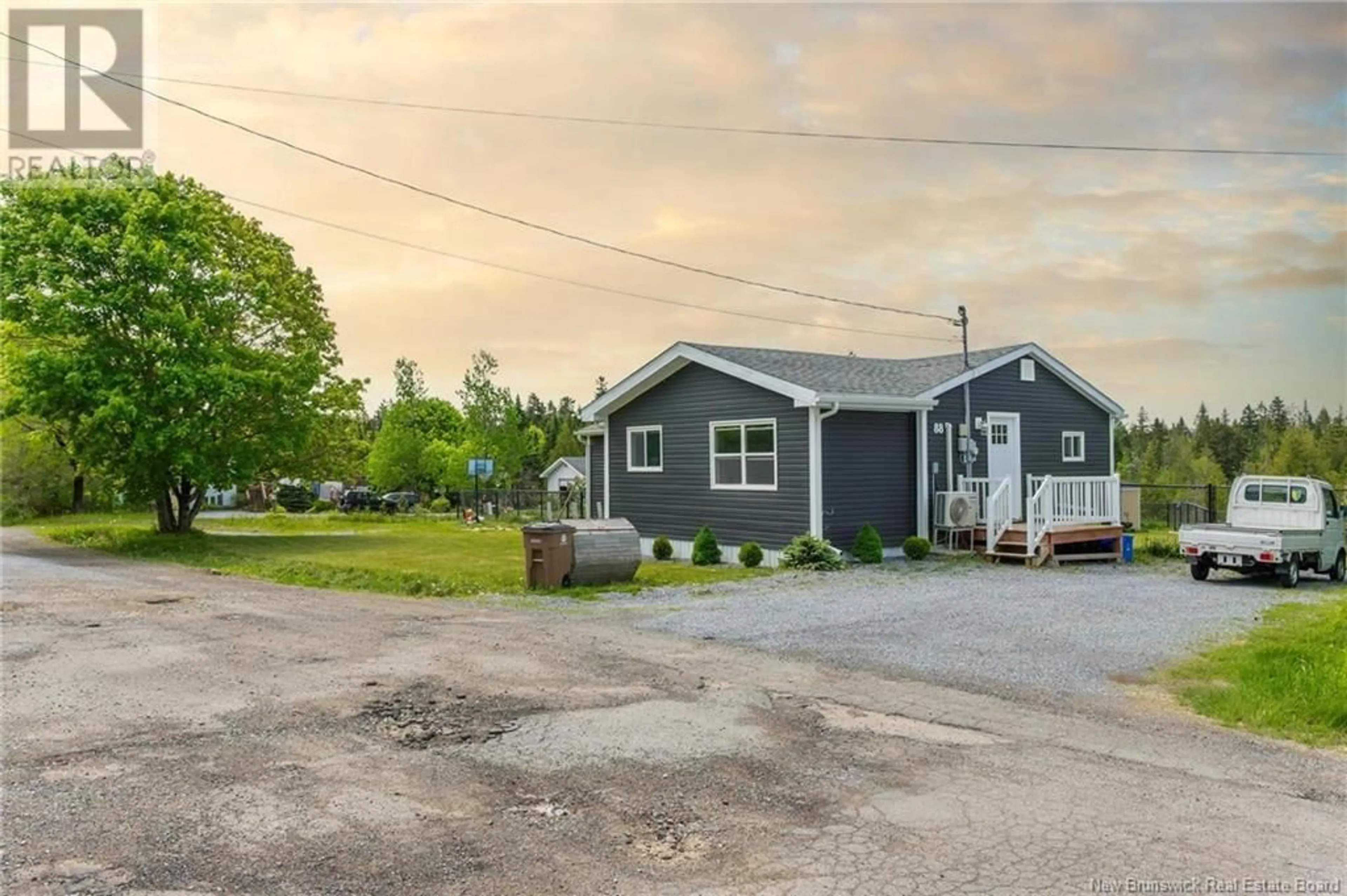 A pic from outside/outdoor area/front of a property/back of a property/a pic from drone, street for 88 MCLAUGHLIN ROAD, Saint John New Brunswick E2J4S2
