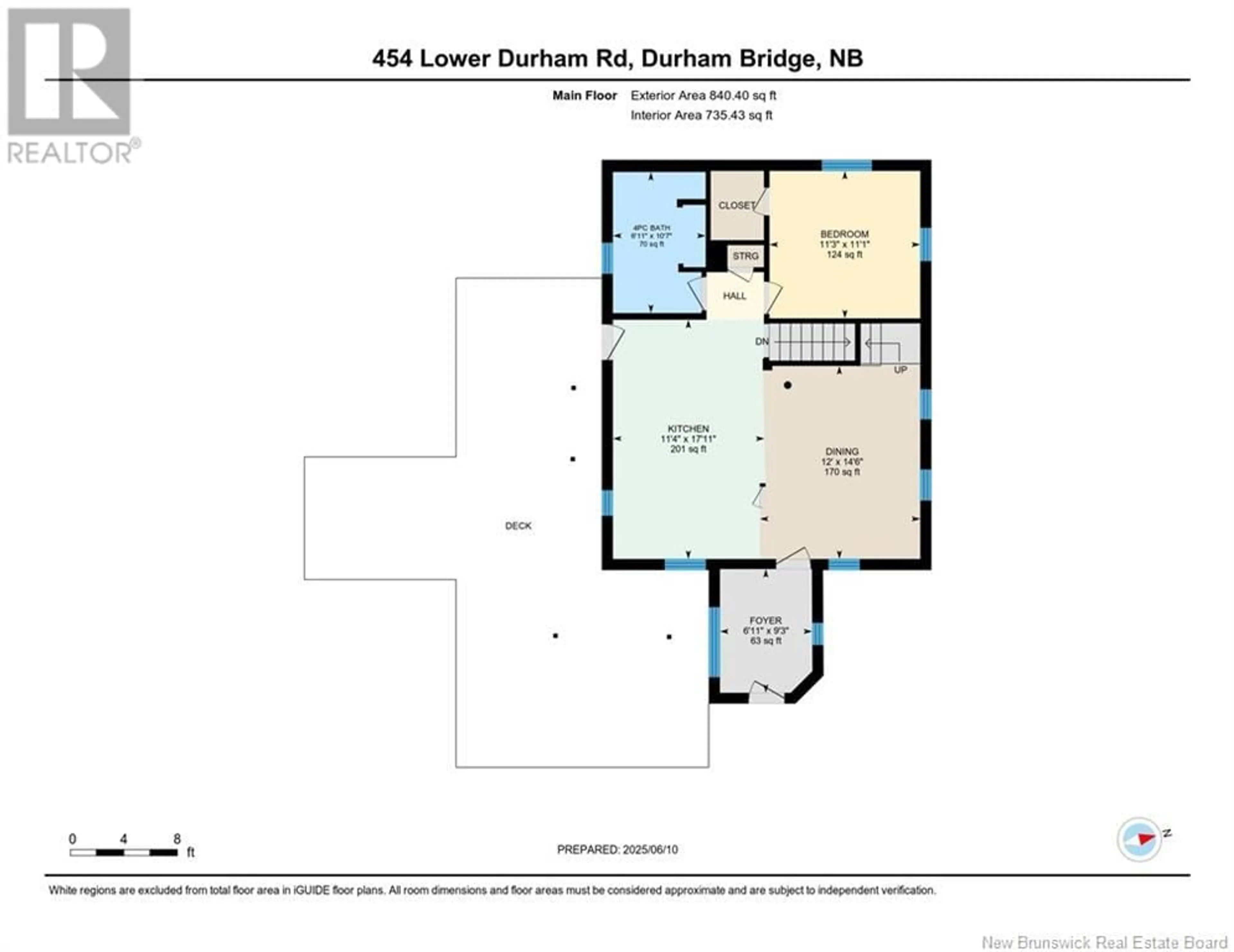 Floor plan for 454 LOWER DURHAM BRIDGE ROAD, Durham Bridge New Brunswick E6C1E8