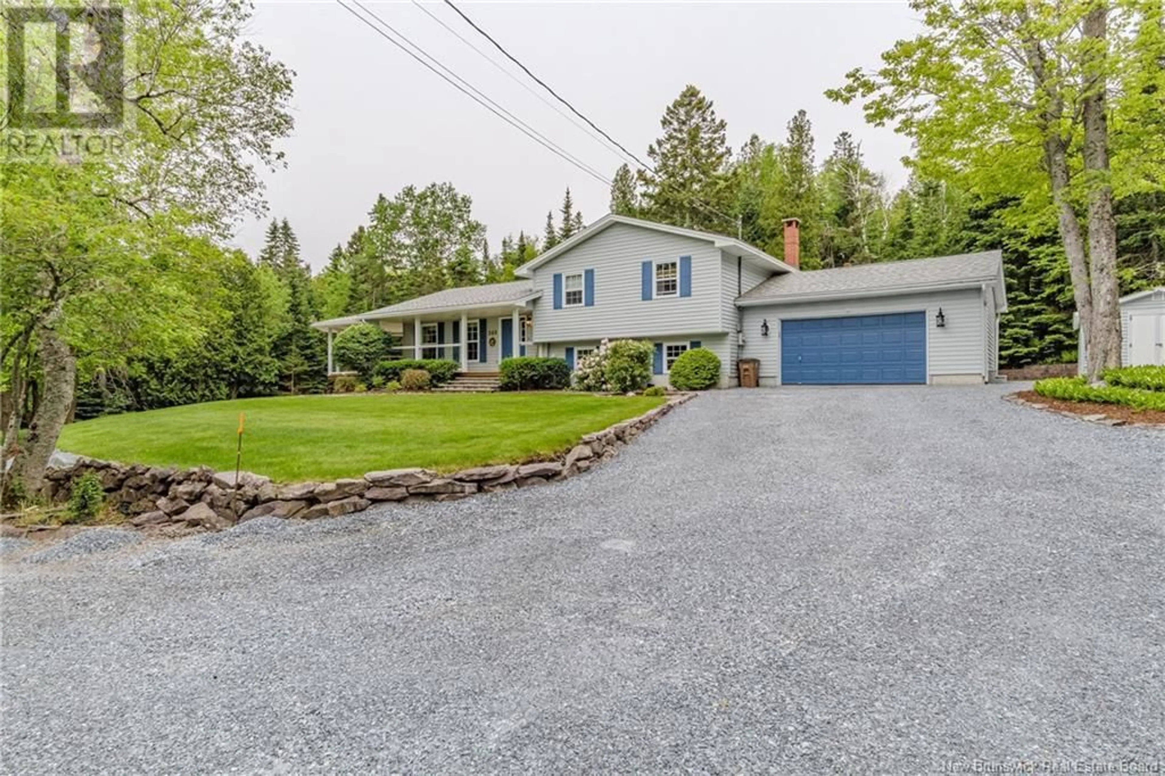 A pic from outside/outdoor area/front of a property/back of a property/a pic from drone, street for 249 RAGGED POINT ROAD, Saint John New Brunswick E2K5B5