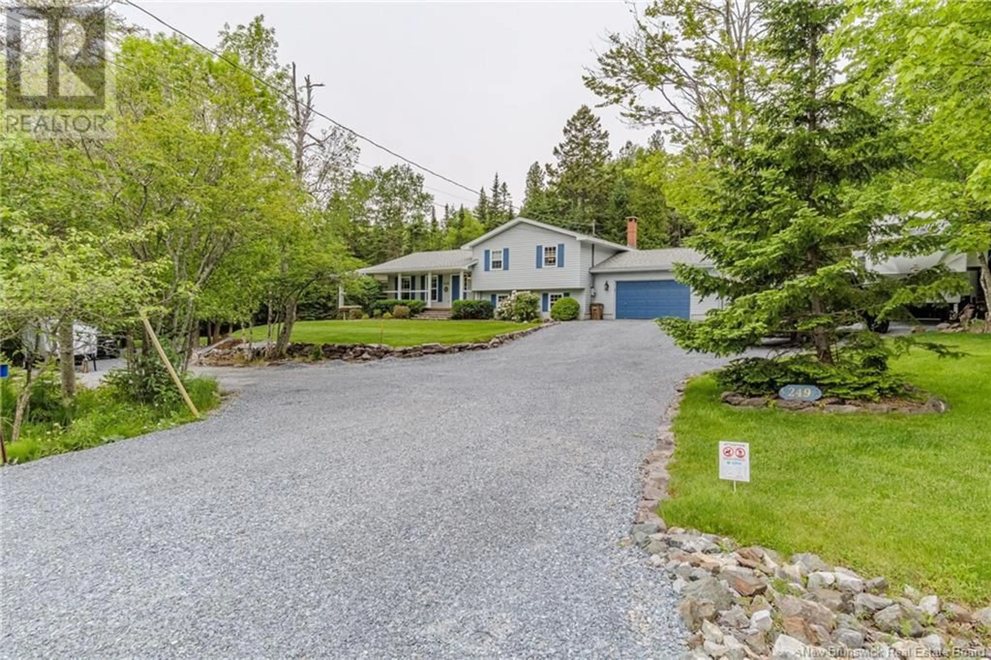 A pic from outside/outdoor area/front of a property/back of a property/a pic from drone, street for 249 RAGGED POINT ROAD, Saint John New Brunswick E2K5B5