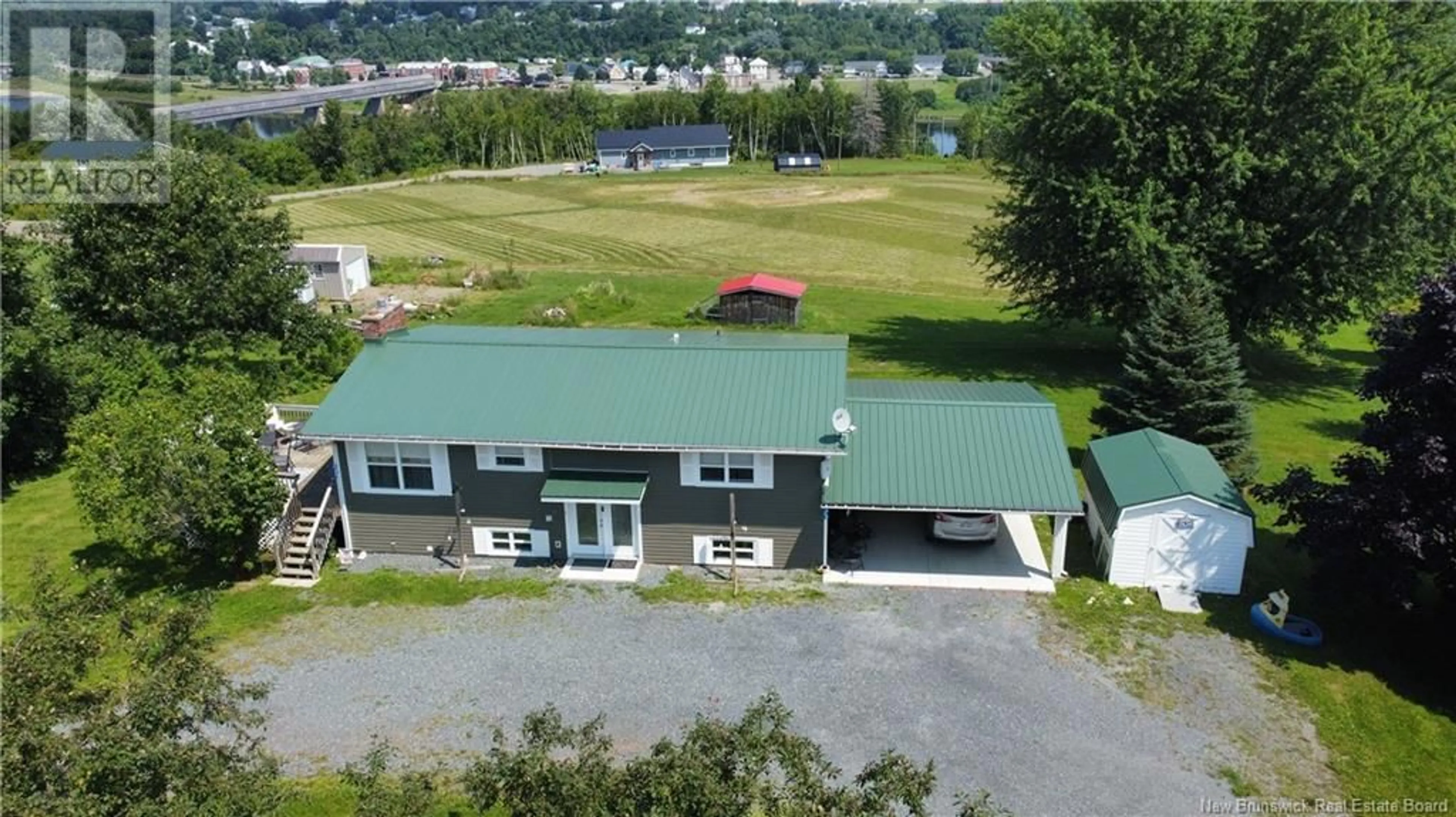 A pic from outside/outdoor area/front of a property/back of a property/a pic from drone, building for 2634 103 ROUTE, Somerville New Brunswick E7P3A9