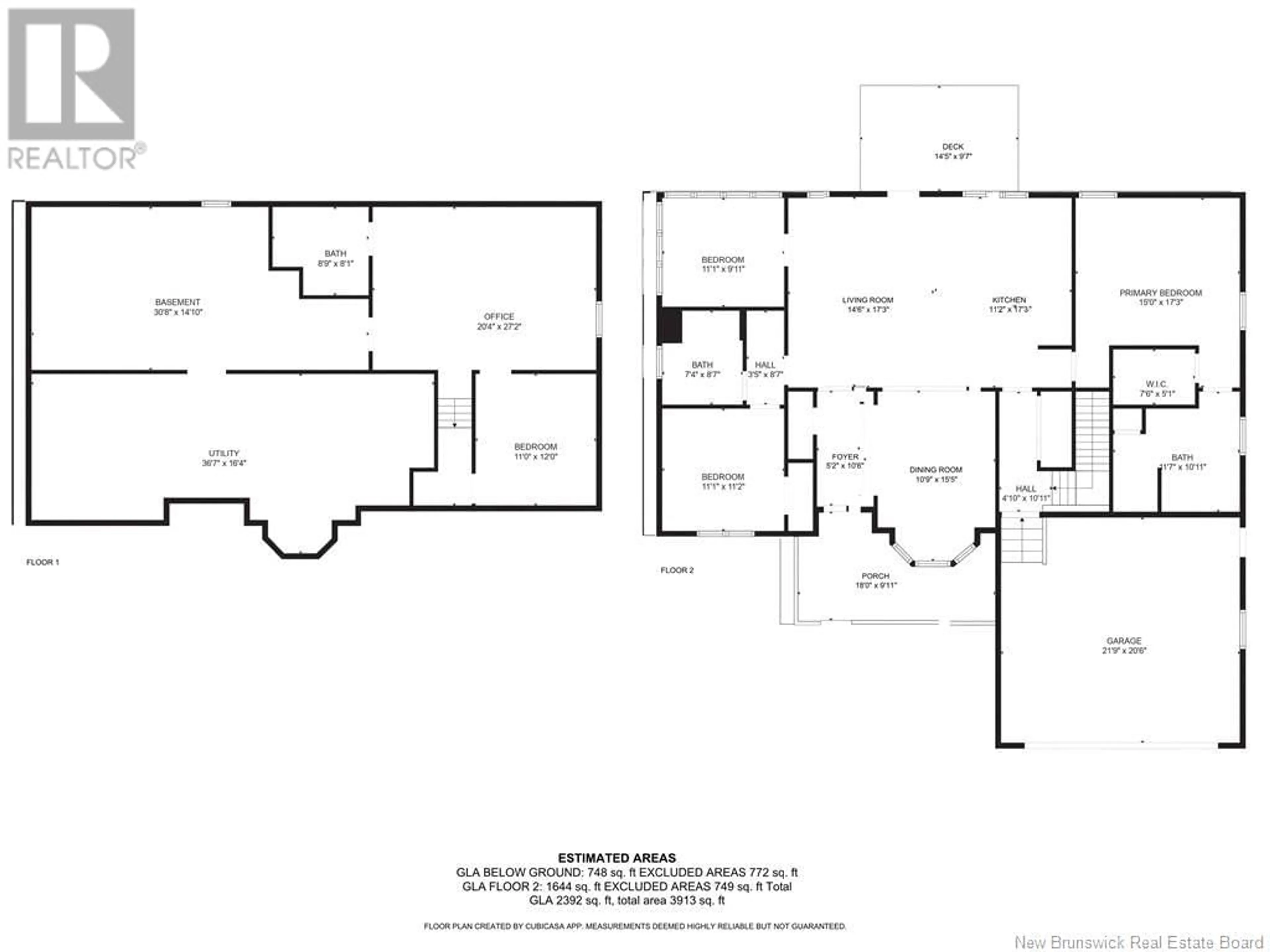 Floor plan for 33 AUGUSTA TERRACE, Moncton New Brunswick E1G2E1