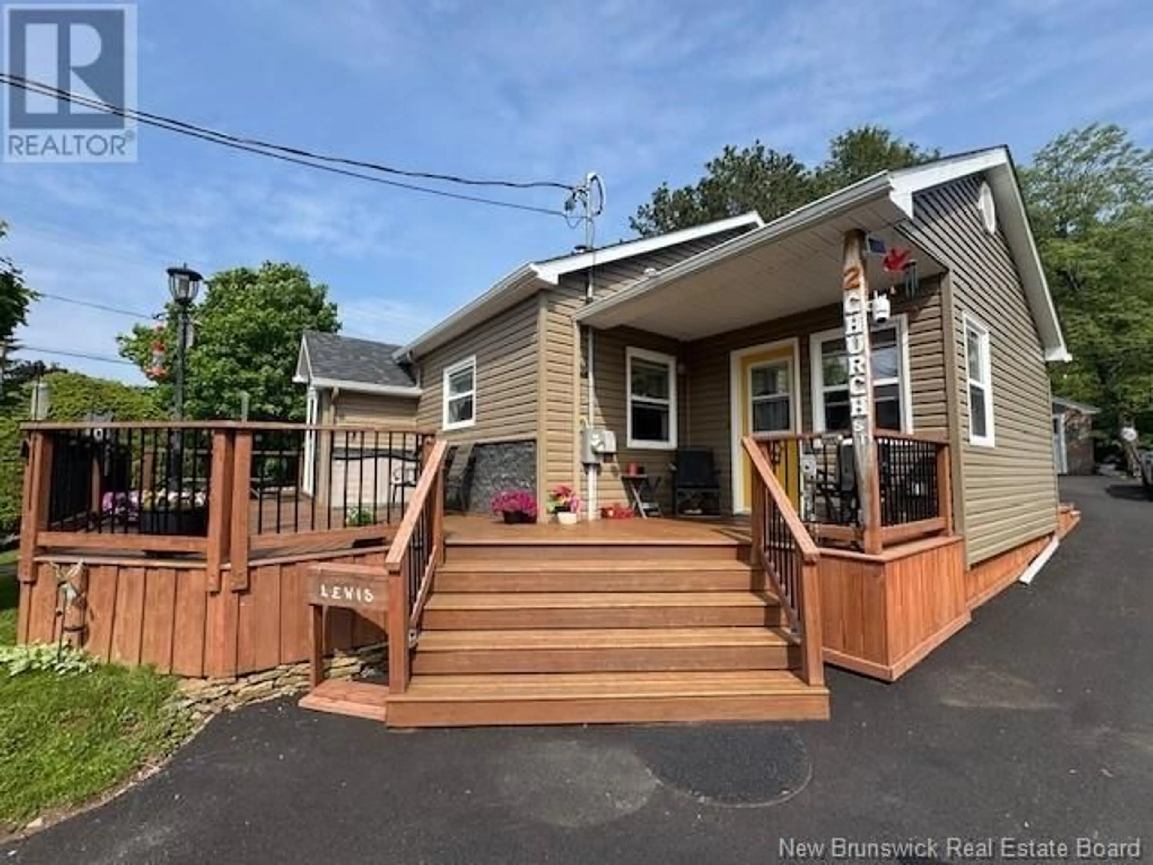 Home with vinyl exterior material, street for 2 CHURCH STREET, Petitcodiac New Brunswick E4Z4E4