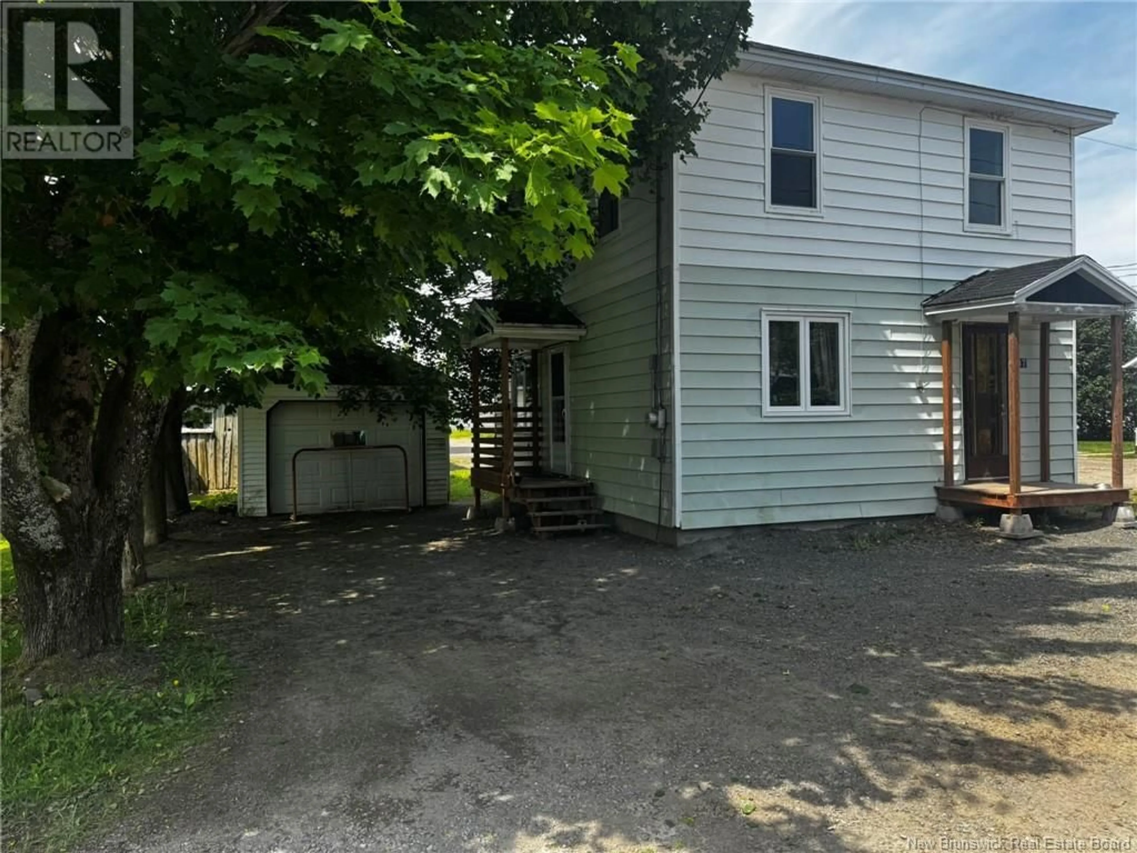 A pic from outside/outdoor area/front of a property/back of a property/a pic from drone, street for 37 CENTRALE STREET, Rogersville New Brunswick E4Y2G6