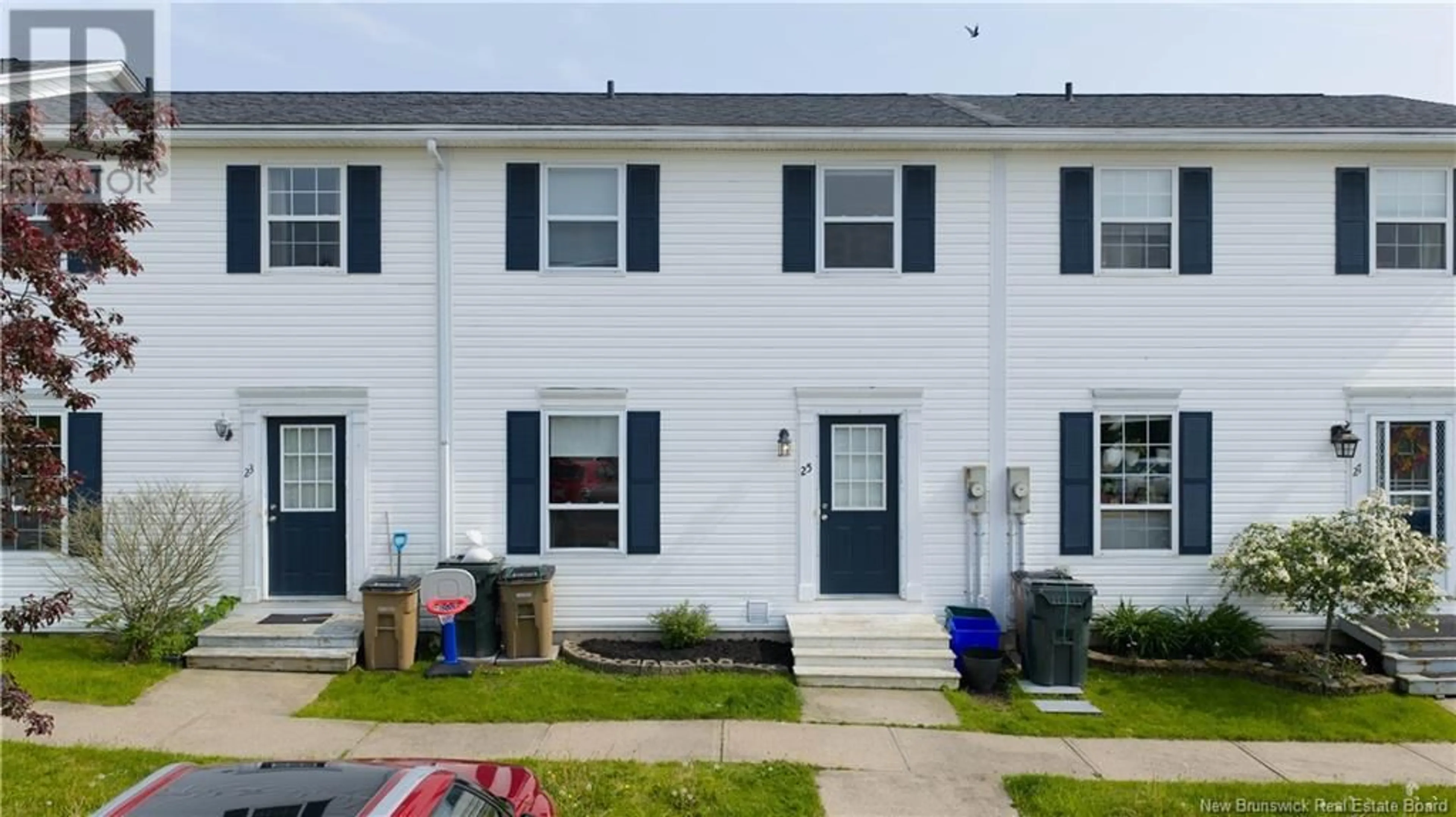 Home with vinyl exterior material, street for 25 MEADOWLAND TERRACE, Saint John New Brunswick E2M0G4