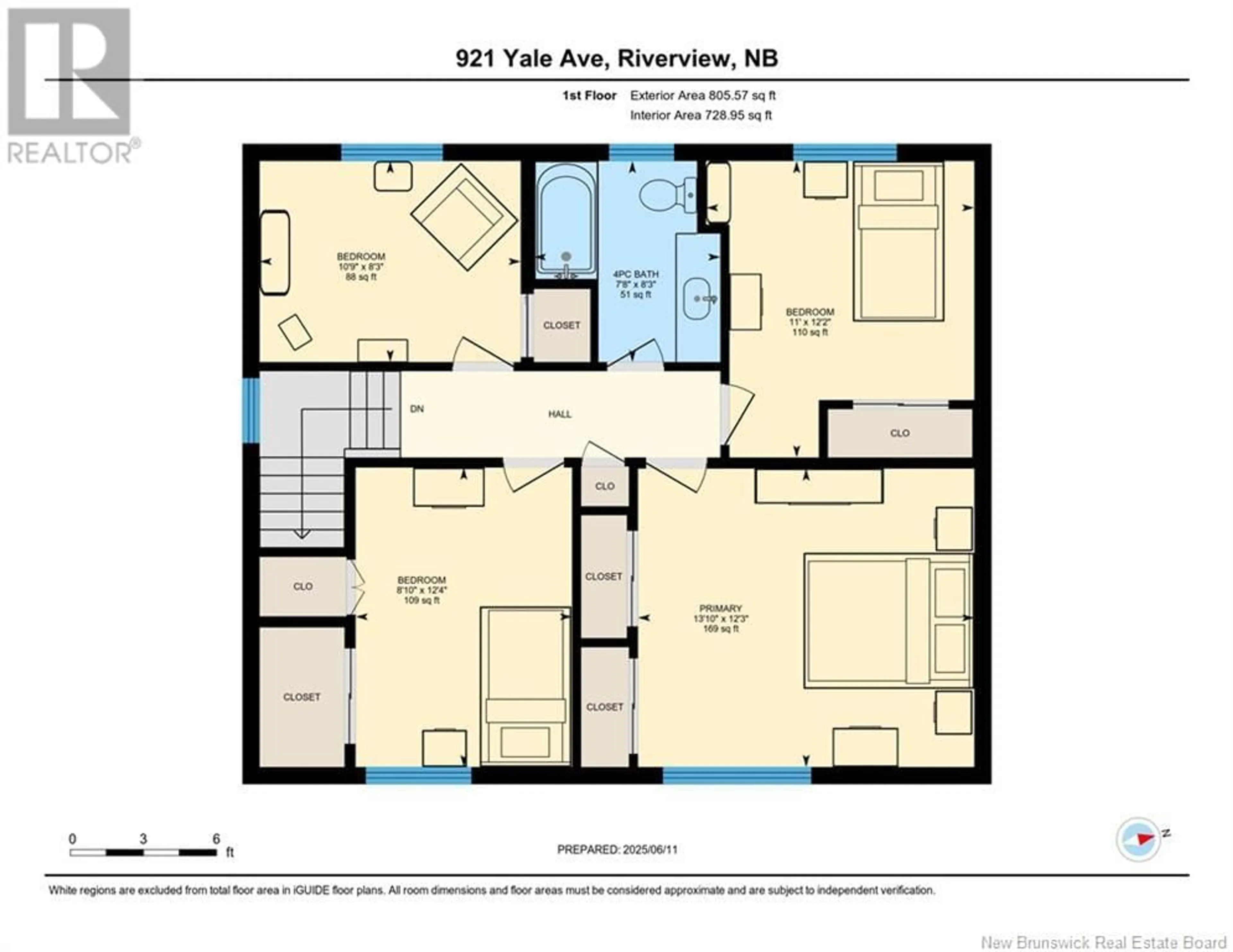 Floor plan for 921 YALE AVENUE, Riverview New Brunswick E1B2C6