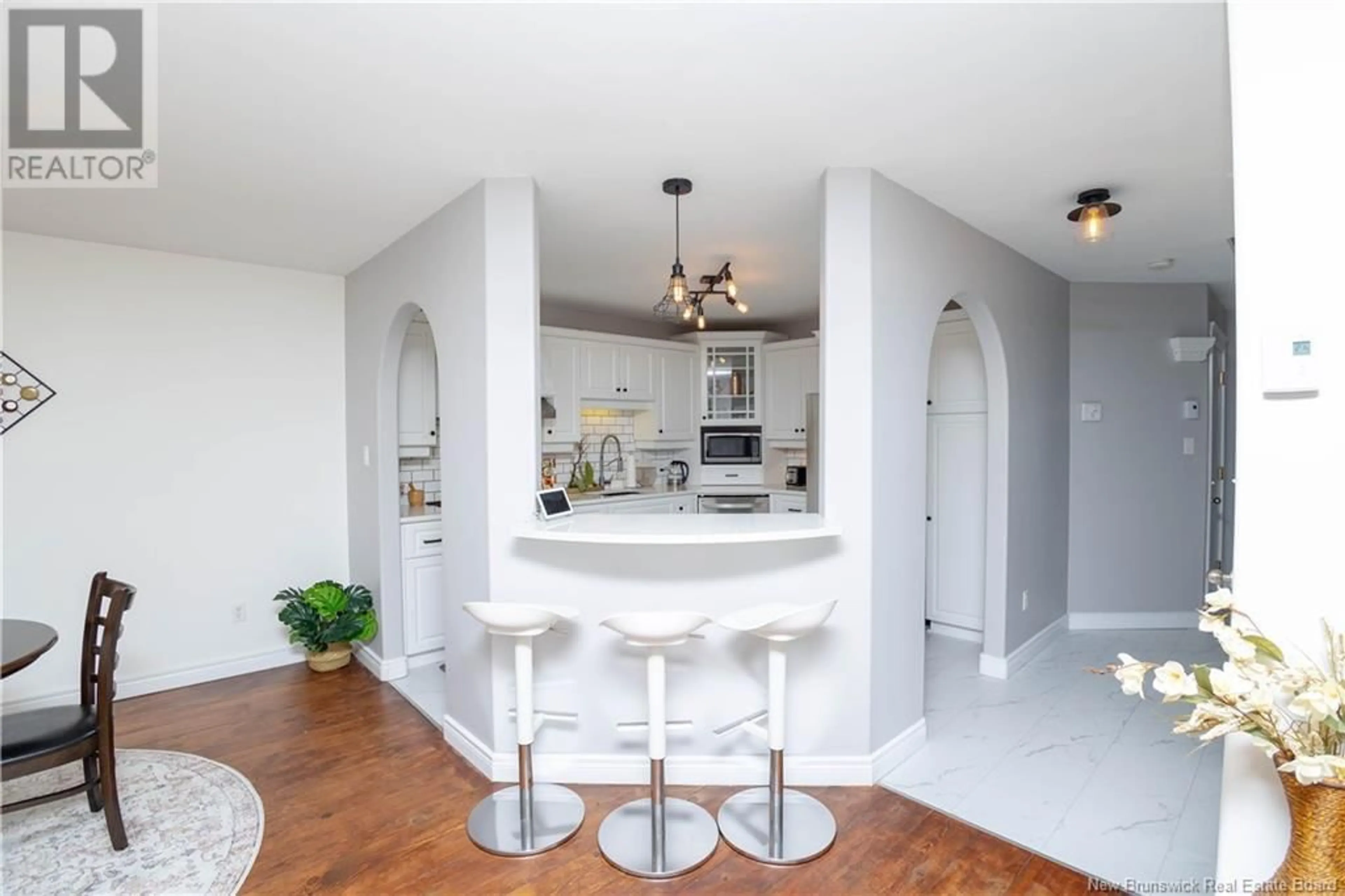Open concept kitchen, ceramic/tile floor for 33 DAWSON DRIVE, Oromocto West New Brunswick E2V4S9