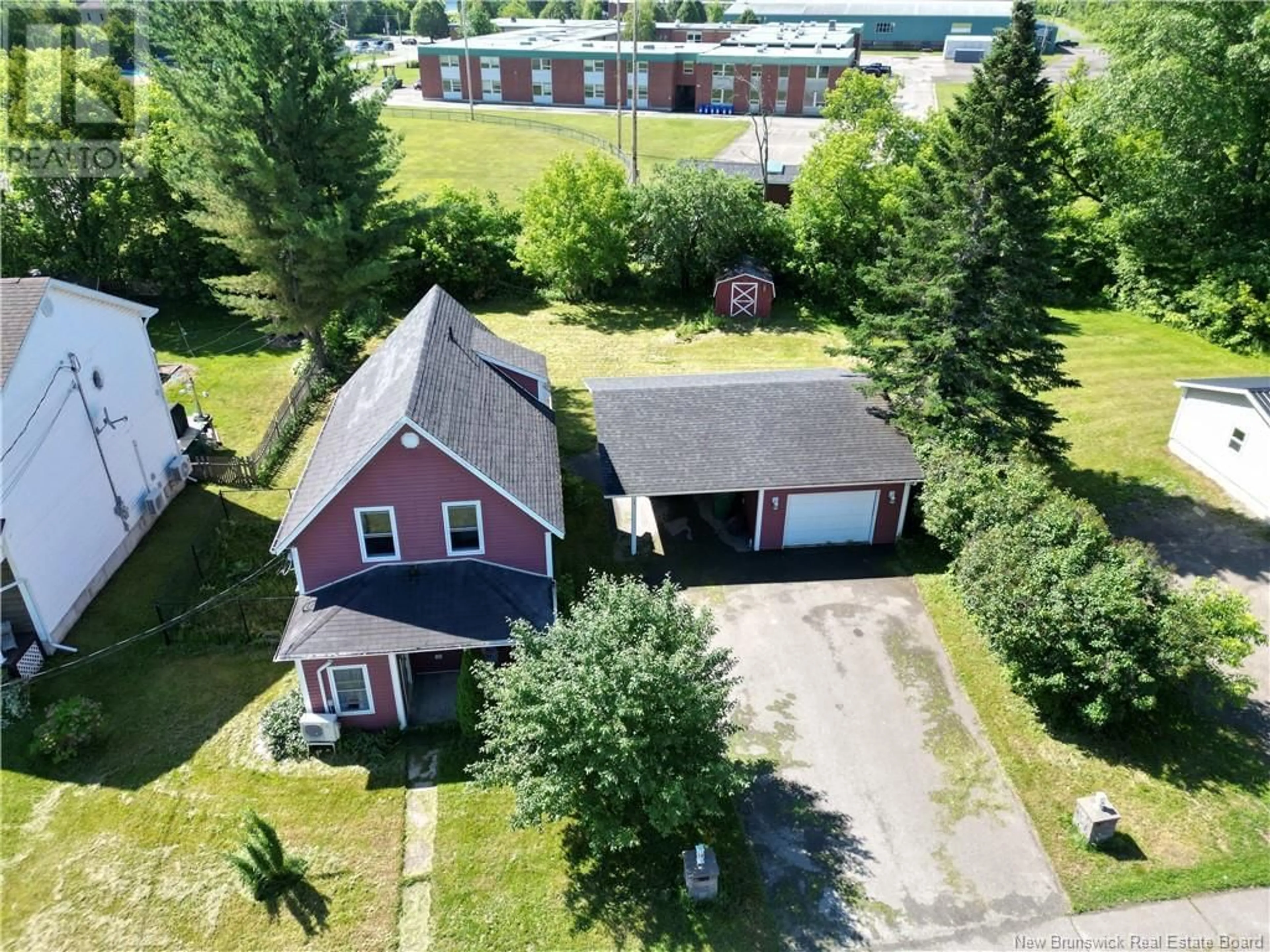 A pic from outside/outdoor area/front of a property/back of a property/a pic from drone, unknown for 21 FORT ROAD, Perth-Andover New Brunswick E7H2B4