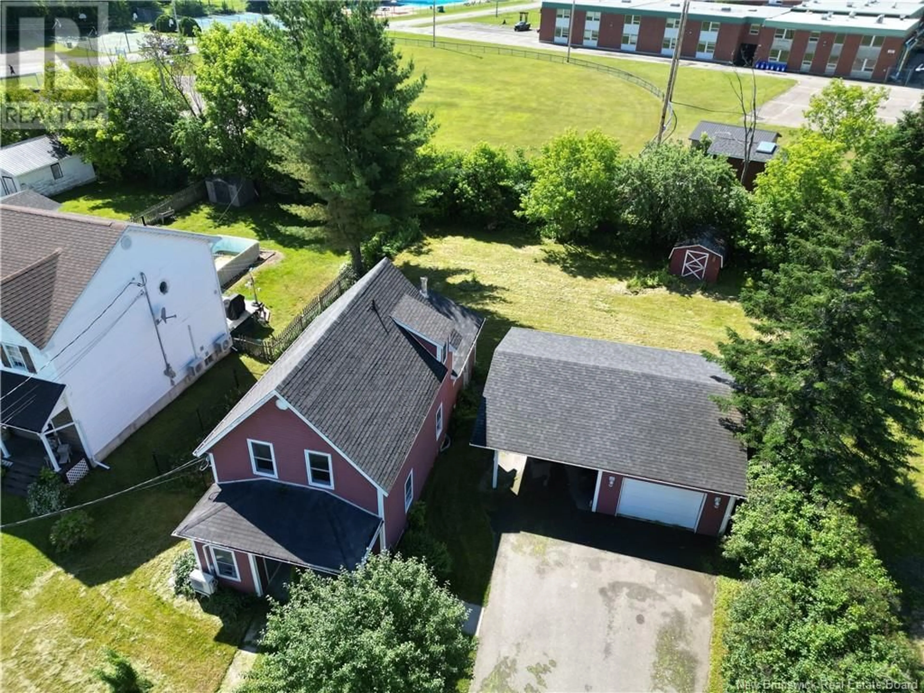 A pic from outside/outdoor area/front of a property/back of a property/a pic from drone, unknown for 21 FORT ROAD, Perth-Andover New Brunswick E7H2B4
