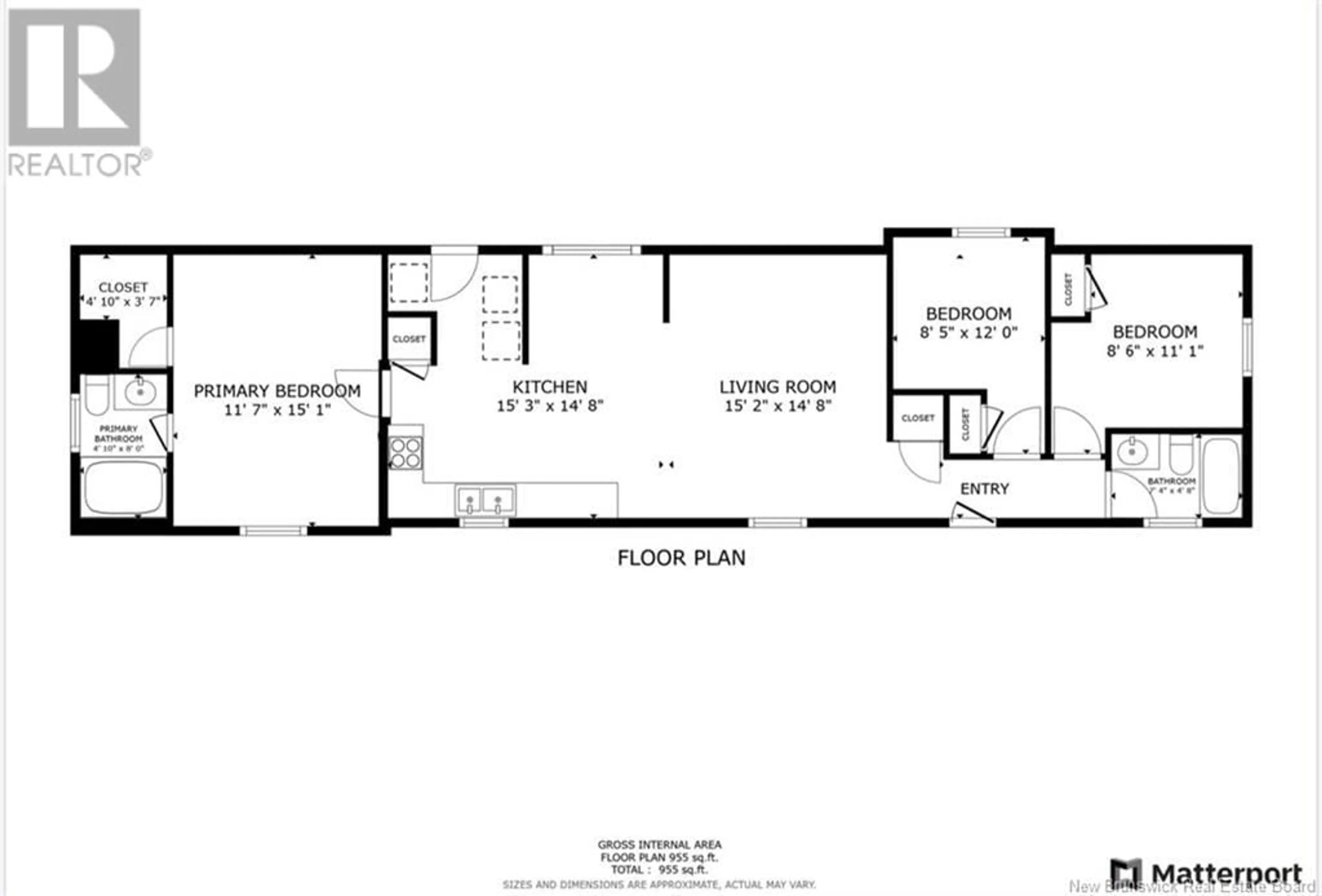 Floor plan for 14 MACINTOSH STREET, Fredericton New Brunswick E3C1L8
