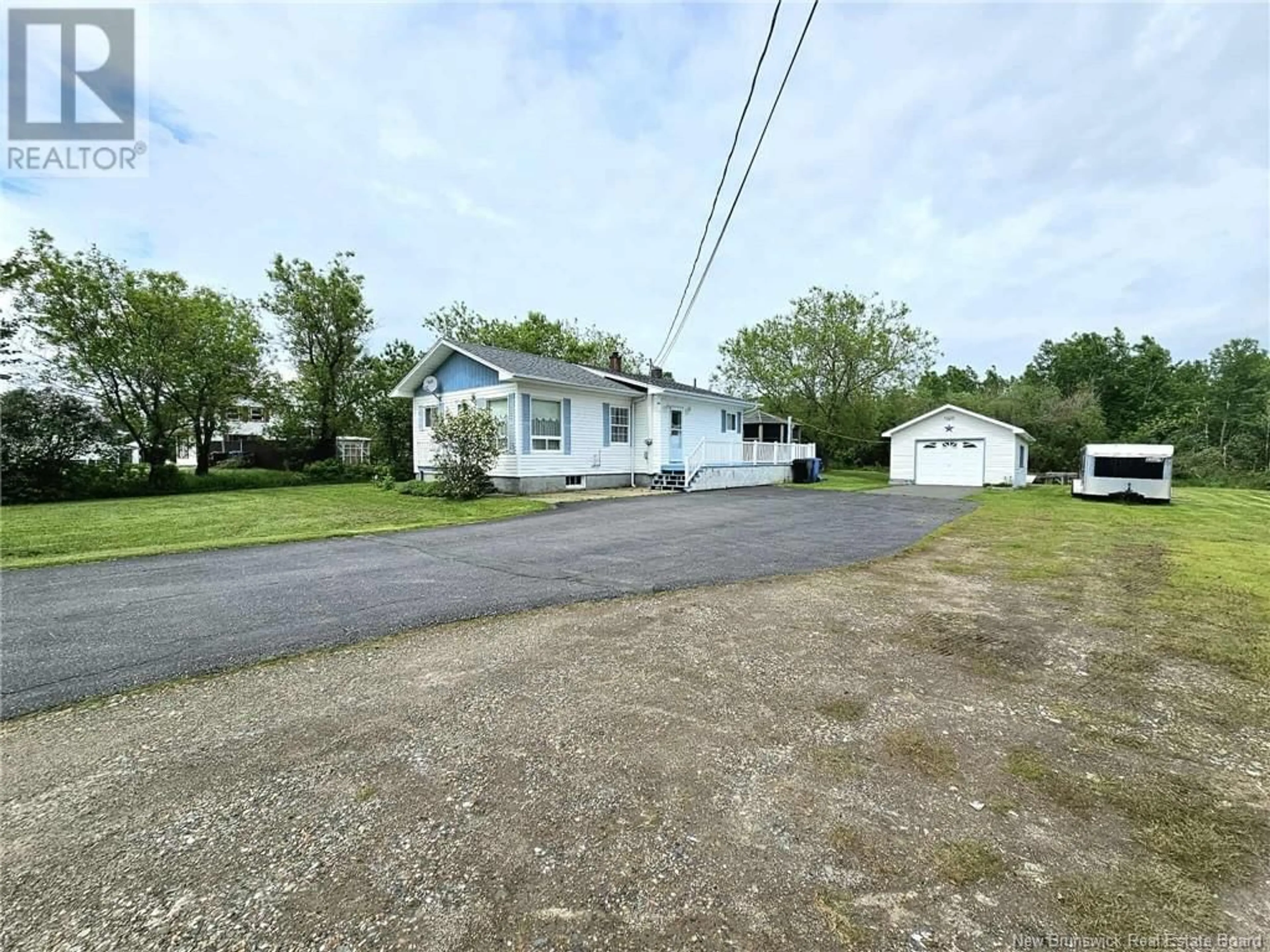 A pic from outside/outdoor area/front of a property/back of a property/a pic from drone, street for 2625 MIRAMICHI, Bathurst New Brunswick E2A6K1
