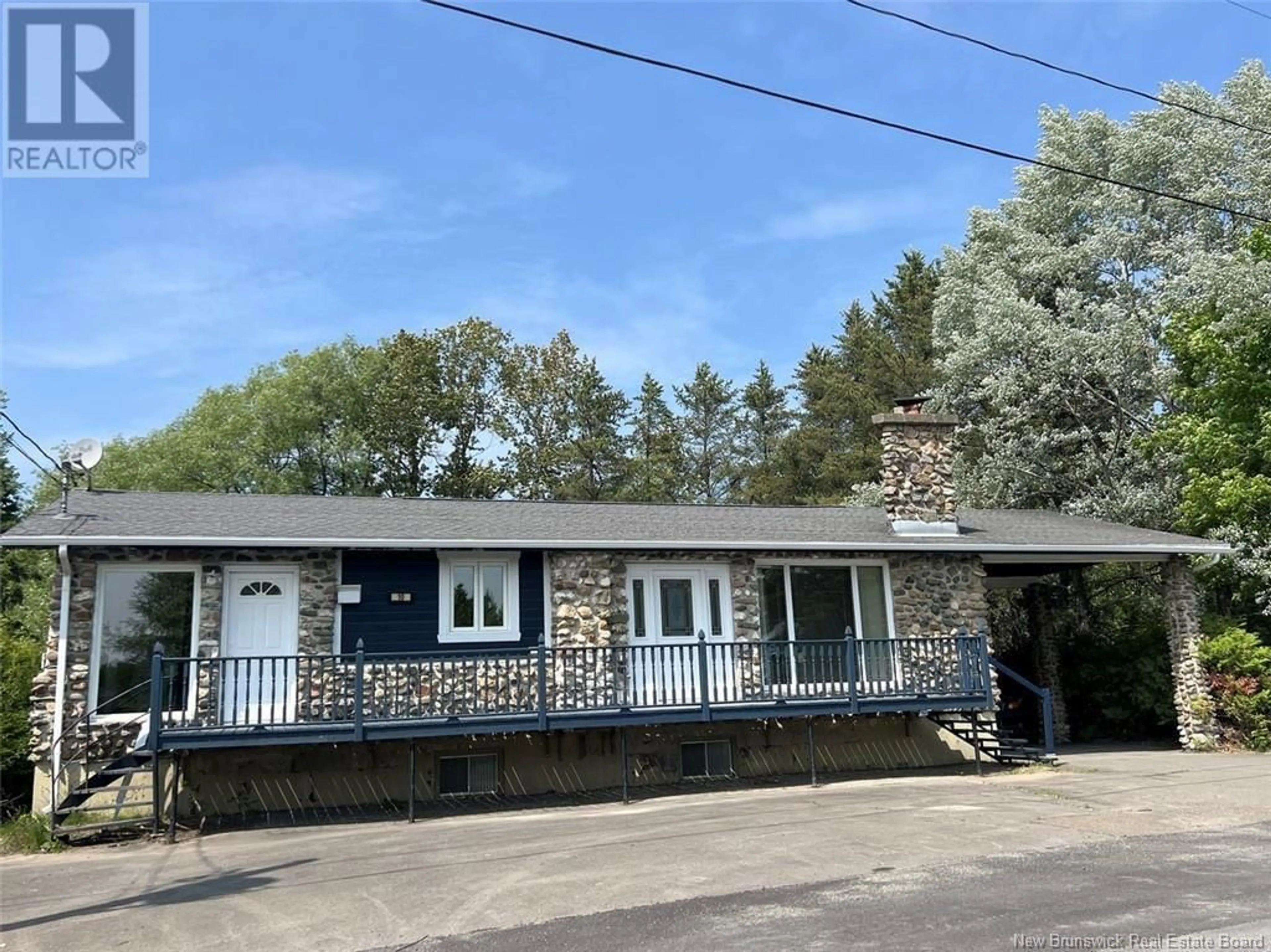 Home with vinyl exterior material, street for 10 LABRIE STREET, Saint-Quentin New Brunswick E8A1S1