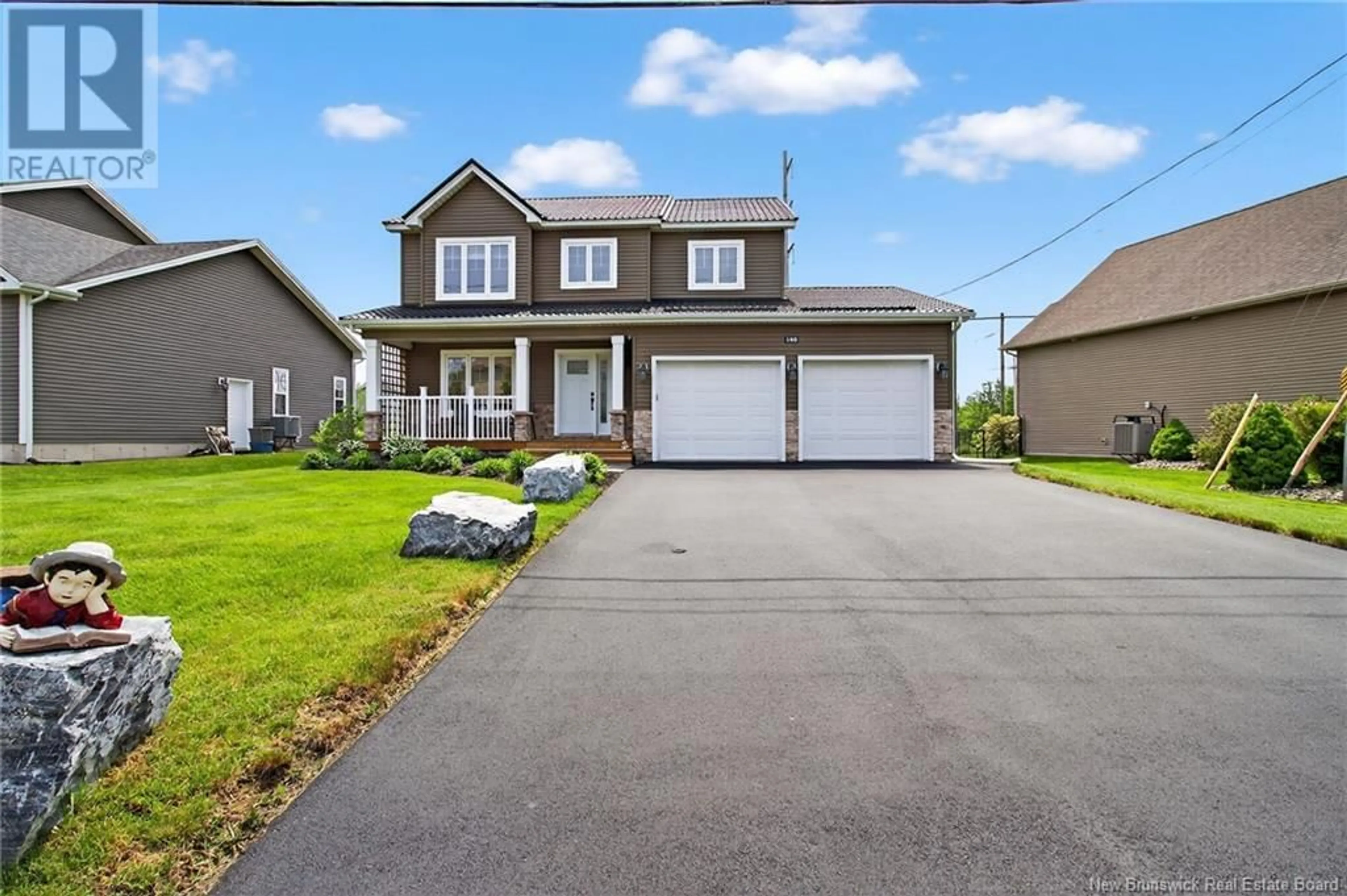Home with vinyl exterior material, street for 146 HOLLAND DRIVE, Moncton New Brunswick E1G0W1