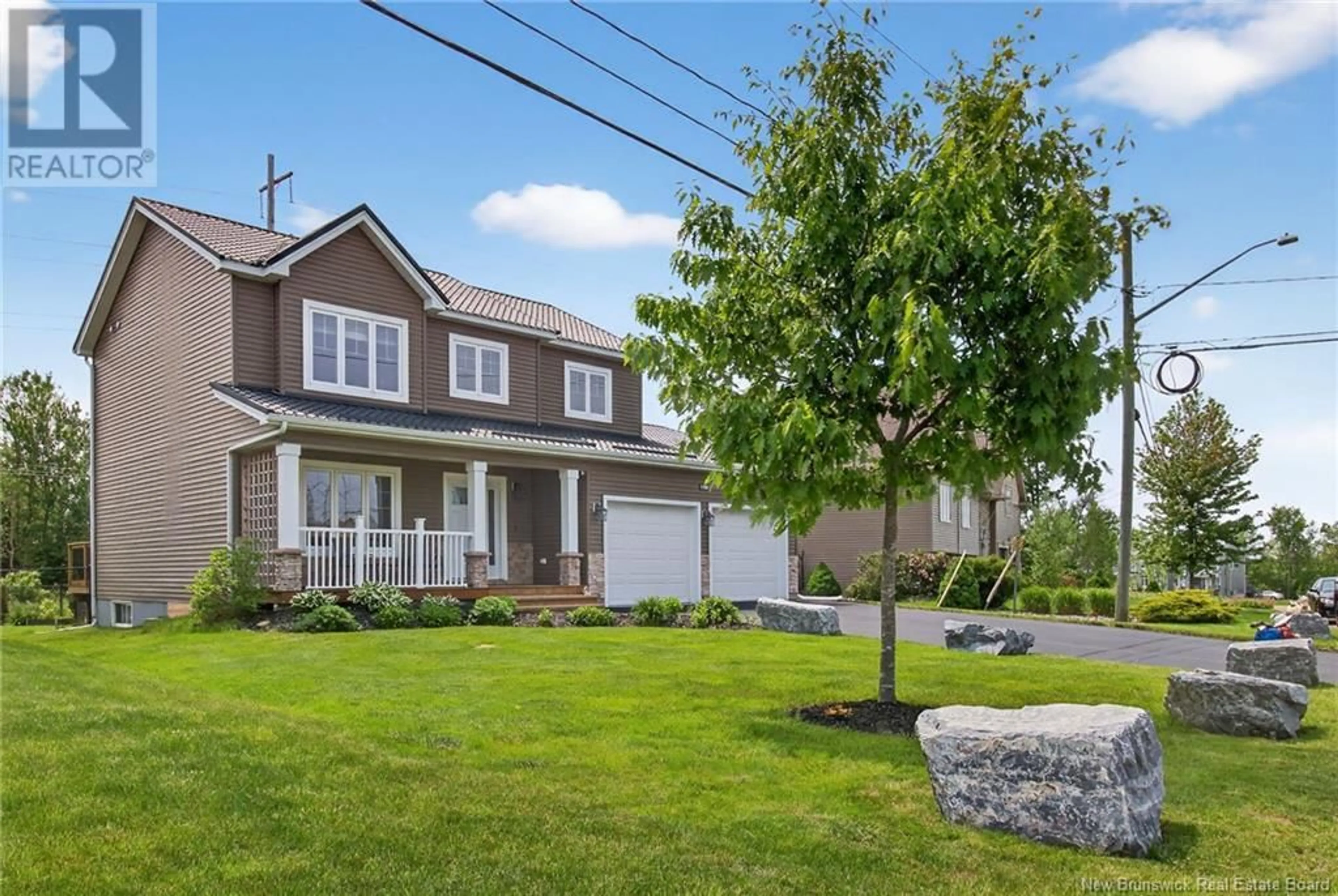 Home with vinyl exterior material, street for 146 HOLLAND DRIVE, Moncton New Brunswick E1G0W1