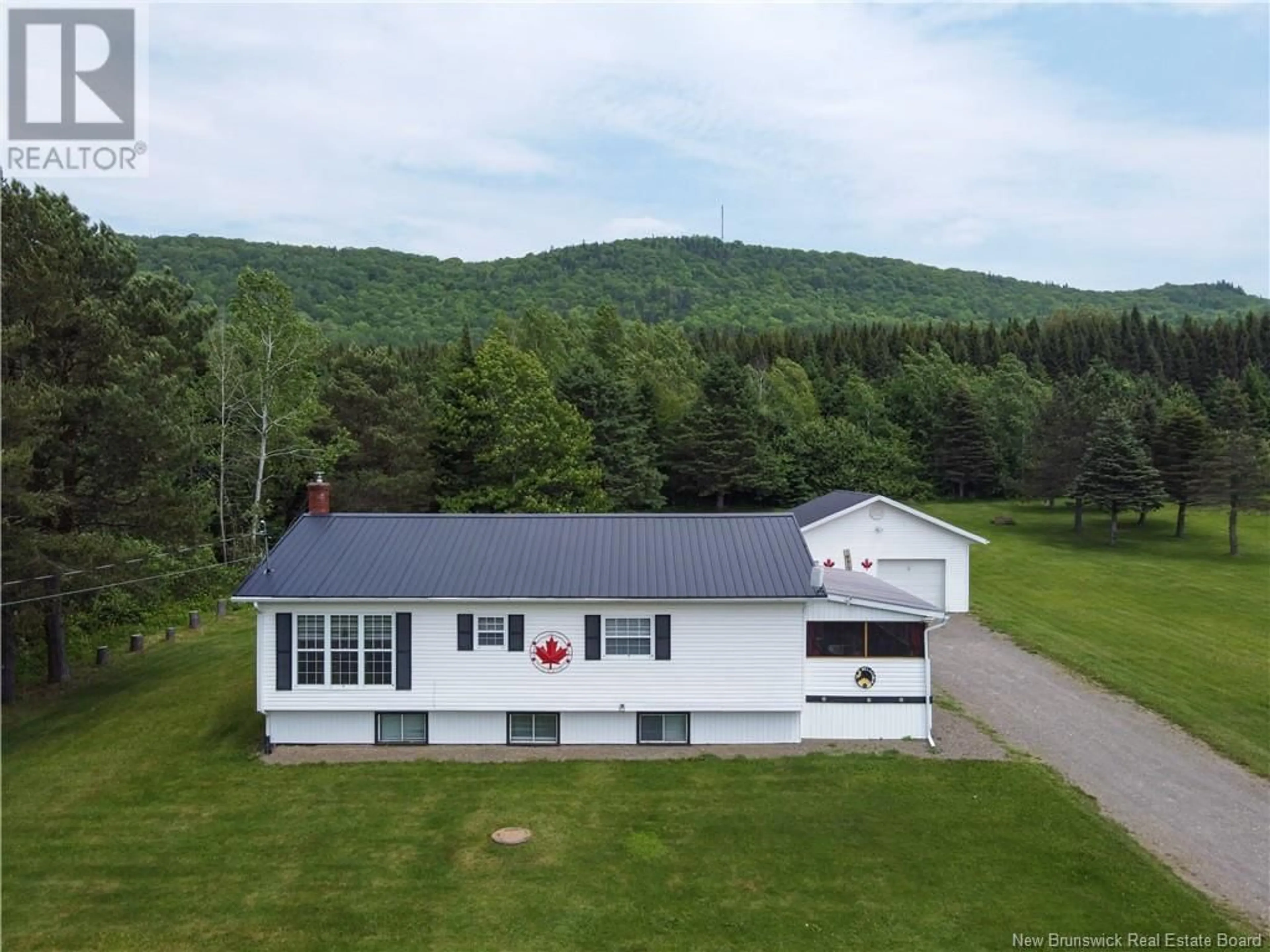 A pic from outside/outdoor area/front of a property/back of a property/a pic from drone, mountain view for 137 OAKLAND ROAD, Oakland New Brunswick E7L2W5