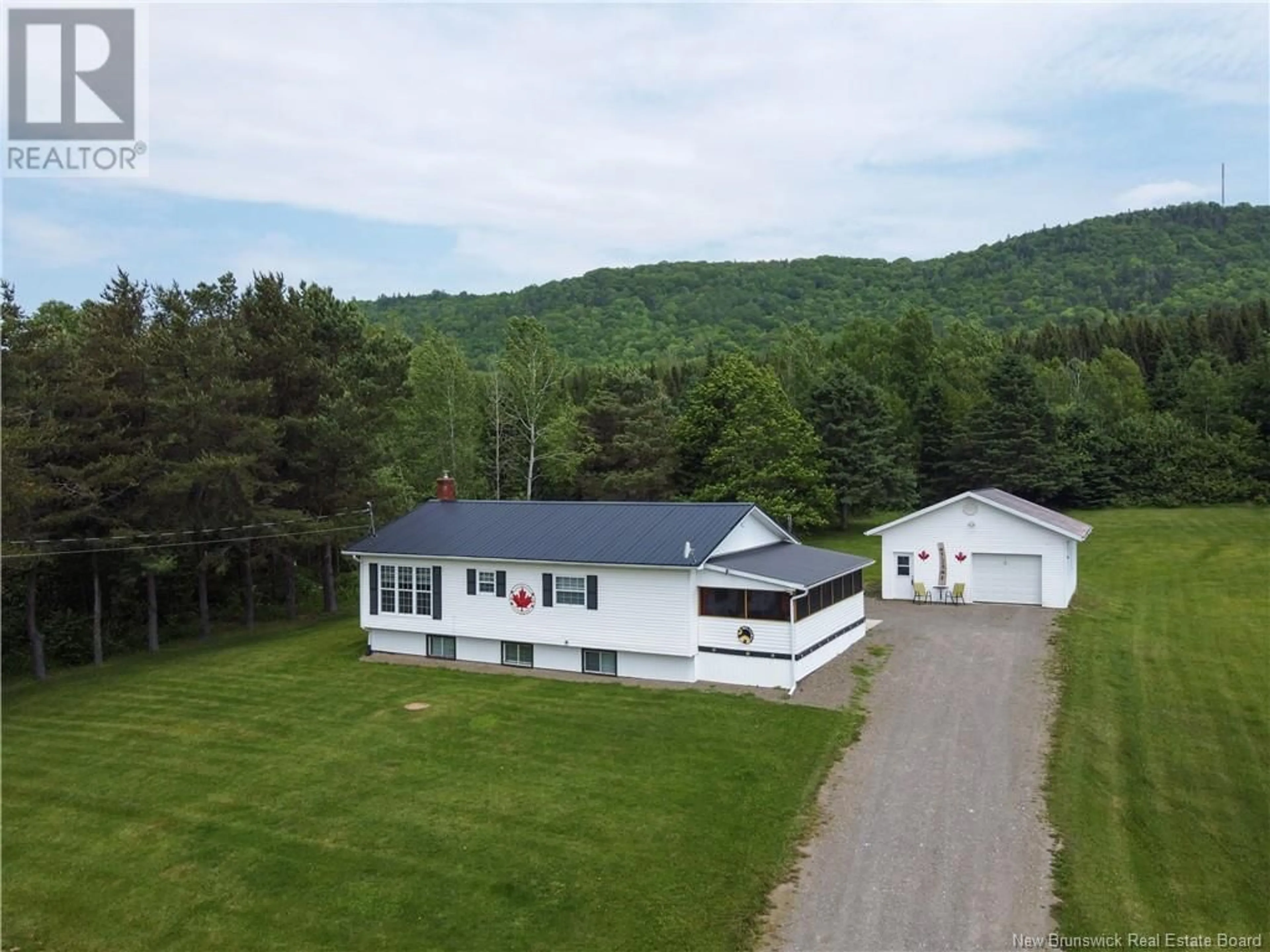 A pic from outside/outdoor area/front of a property/back of a property/a pic from drone, unknown for 137 OAKLAND ROAD, Oakland New Brunswick E7L2W5