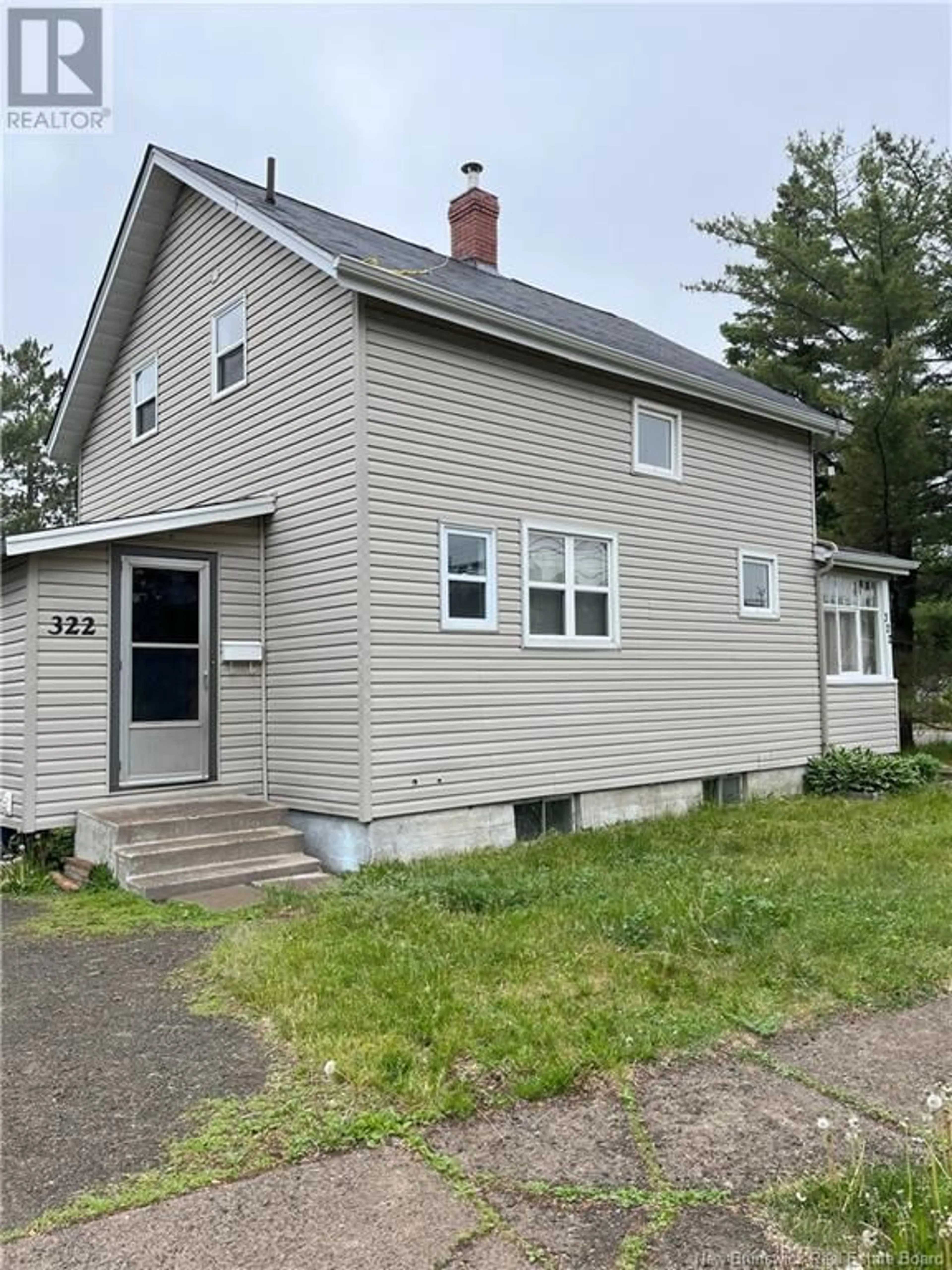 Home with vinyl exterior material, street for 322 MCLAUGHLIN DRIVE, Moncton New Brunswick E1A4R4