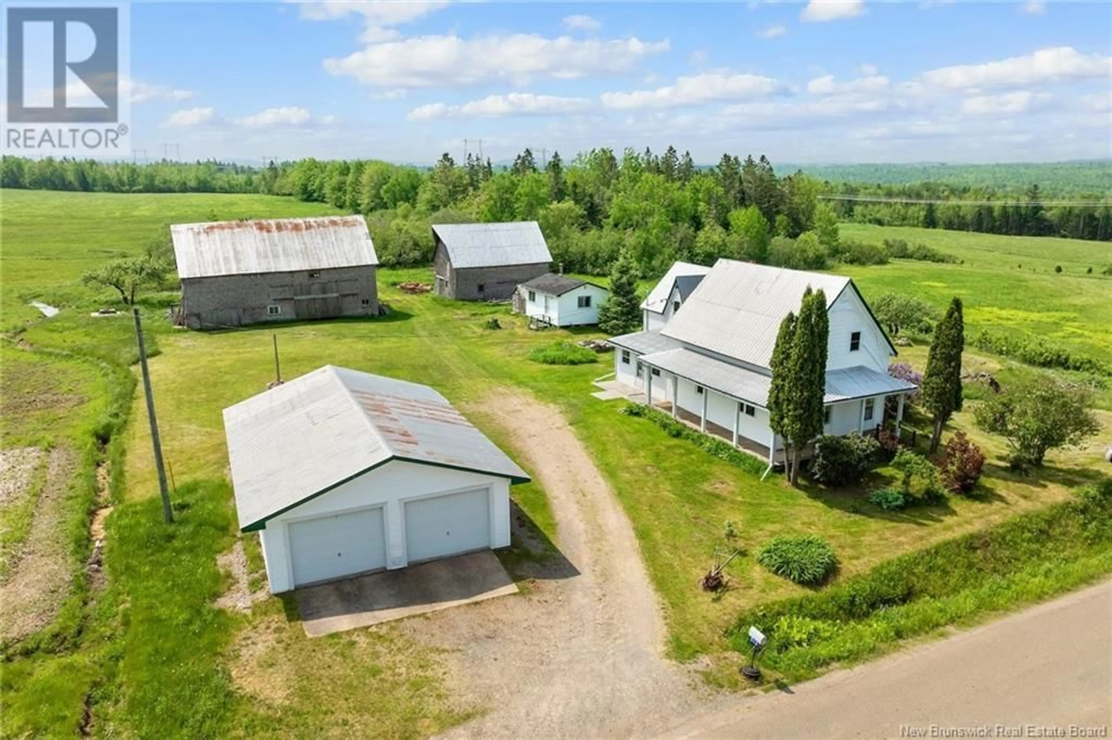 A pic from outside/outdoor area/front of a property/back of a property/a pic from drone, unknown for 513 BOYNE ROAD, Hoyt New Brunswick E5L2C8