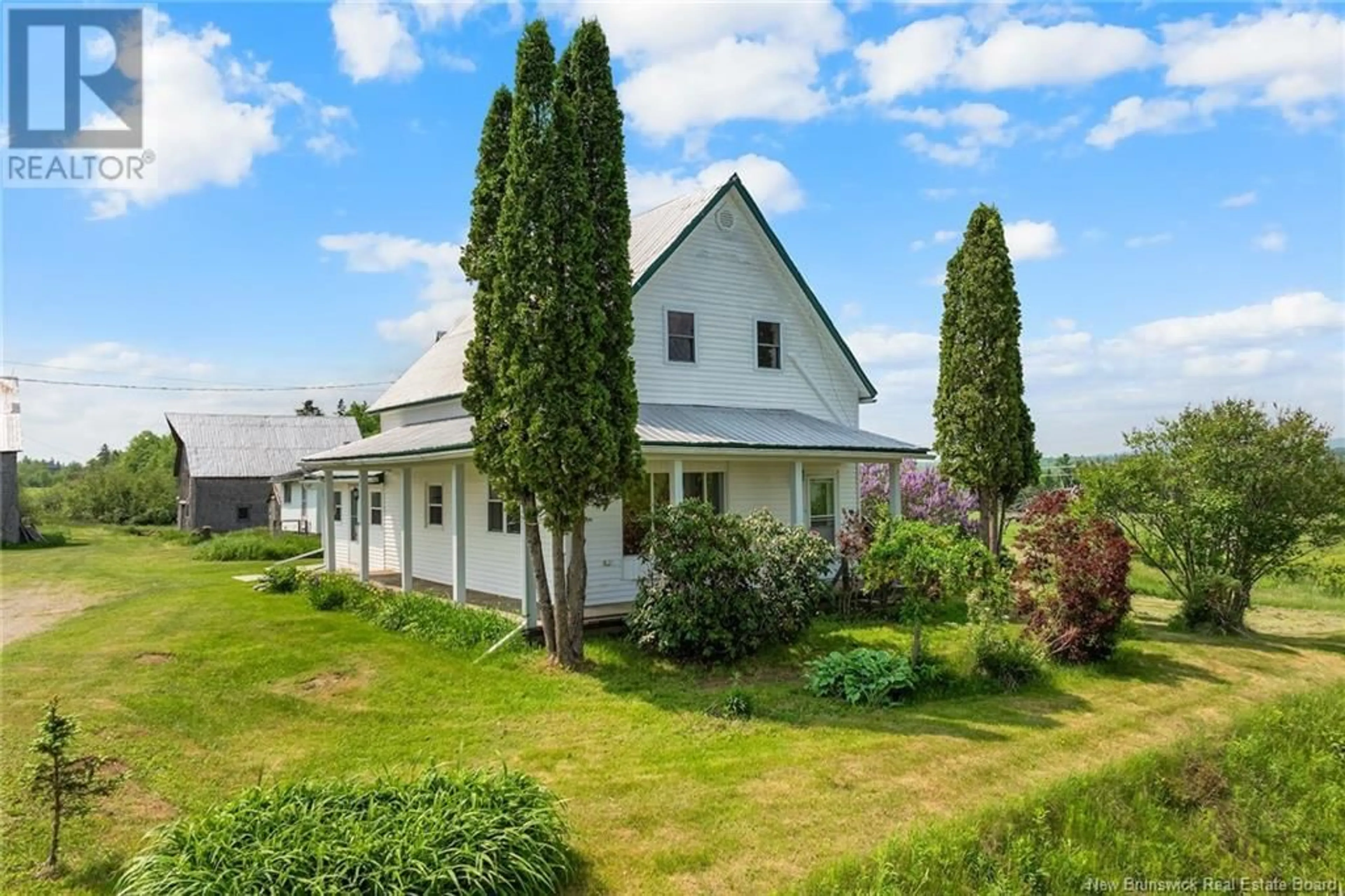 A pic from outside/outdoor area/front of a property/back of a property/a pic from drone, mountain view for 513 BOYNE ROAD, Hoyt New Brunswick E5L2C8