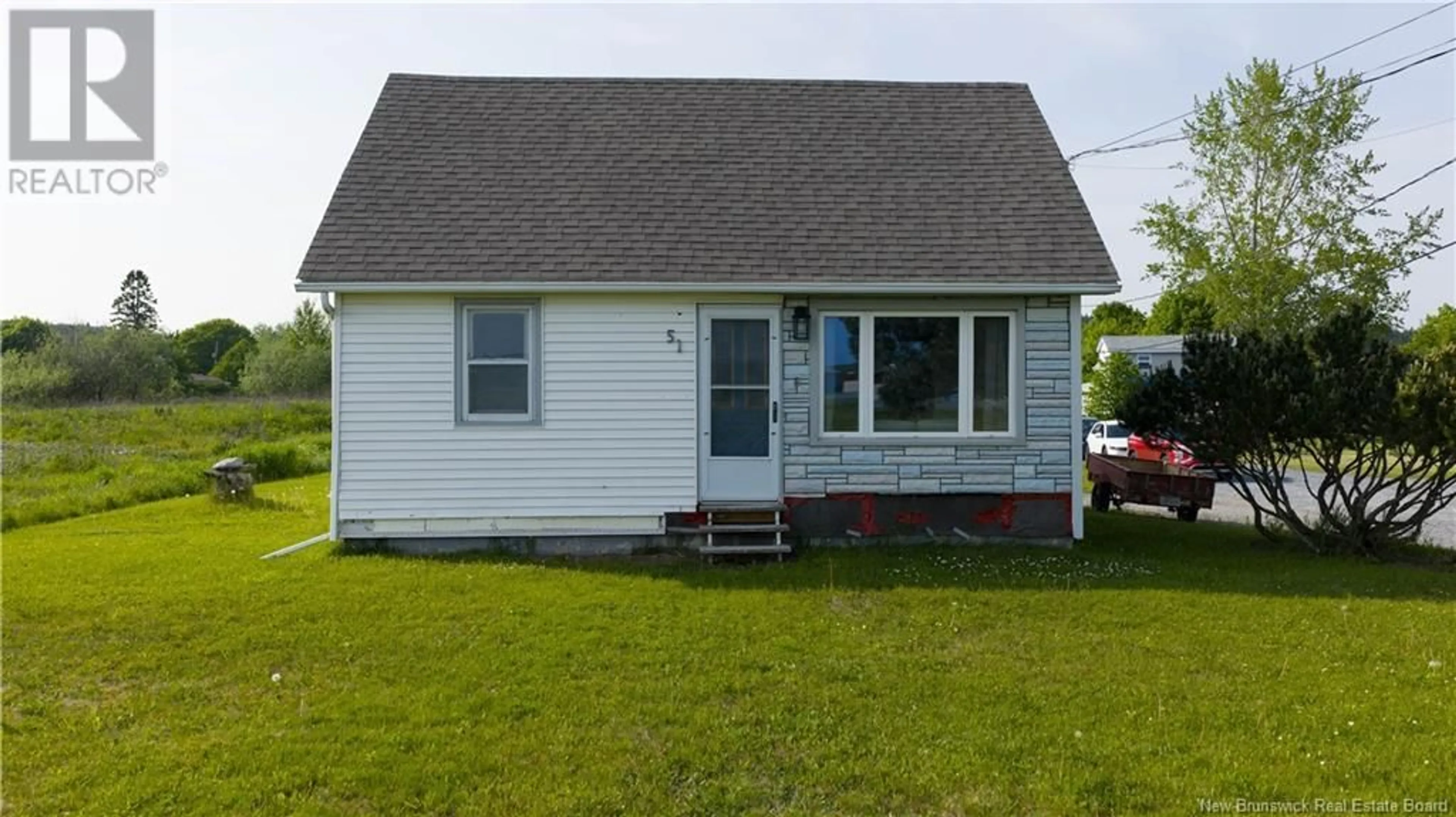 Home with vinyl exterior material, street for 51 GOLDEN GROVE ROAD, Saint John New Brunswick E2W1W5
