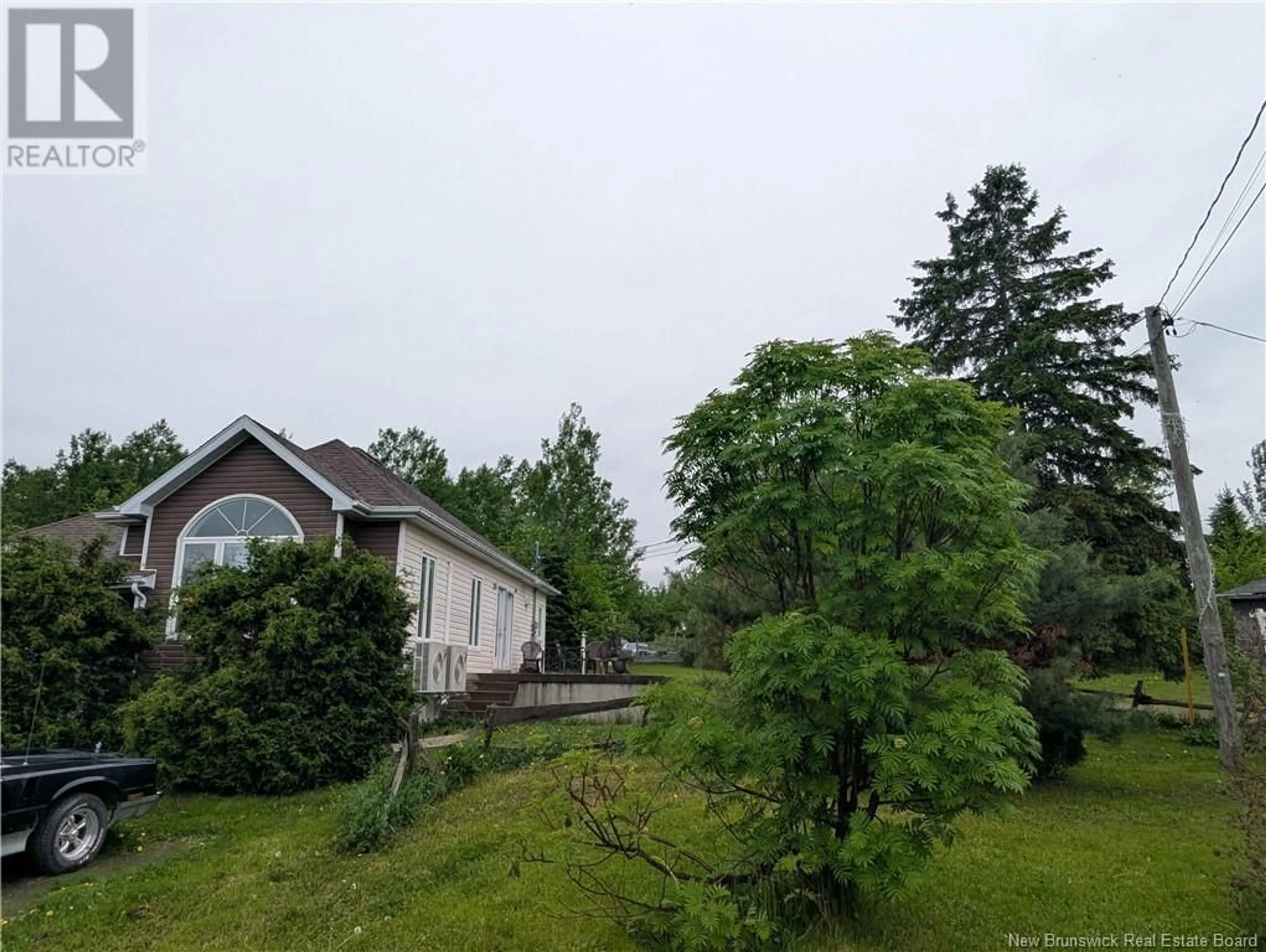 A pic from outside/outdoor area/front of a property/back of a property/a pic from drone, forest/trees view for 129 RANG 7 & 8 ROAD, Kedgwick Nord New Brunswick E8B1V8