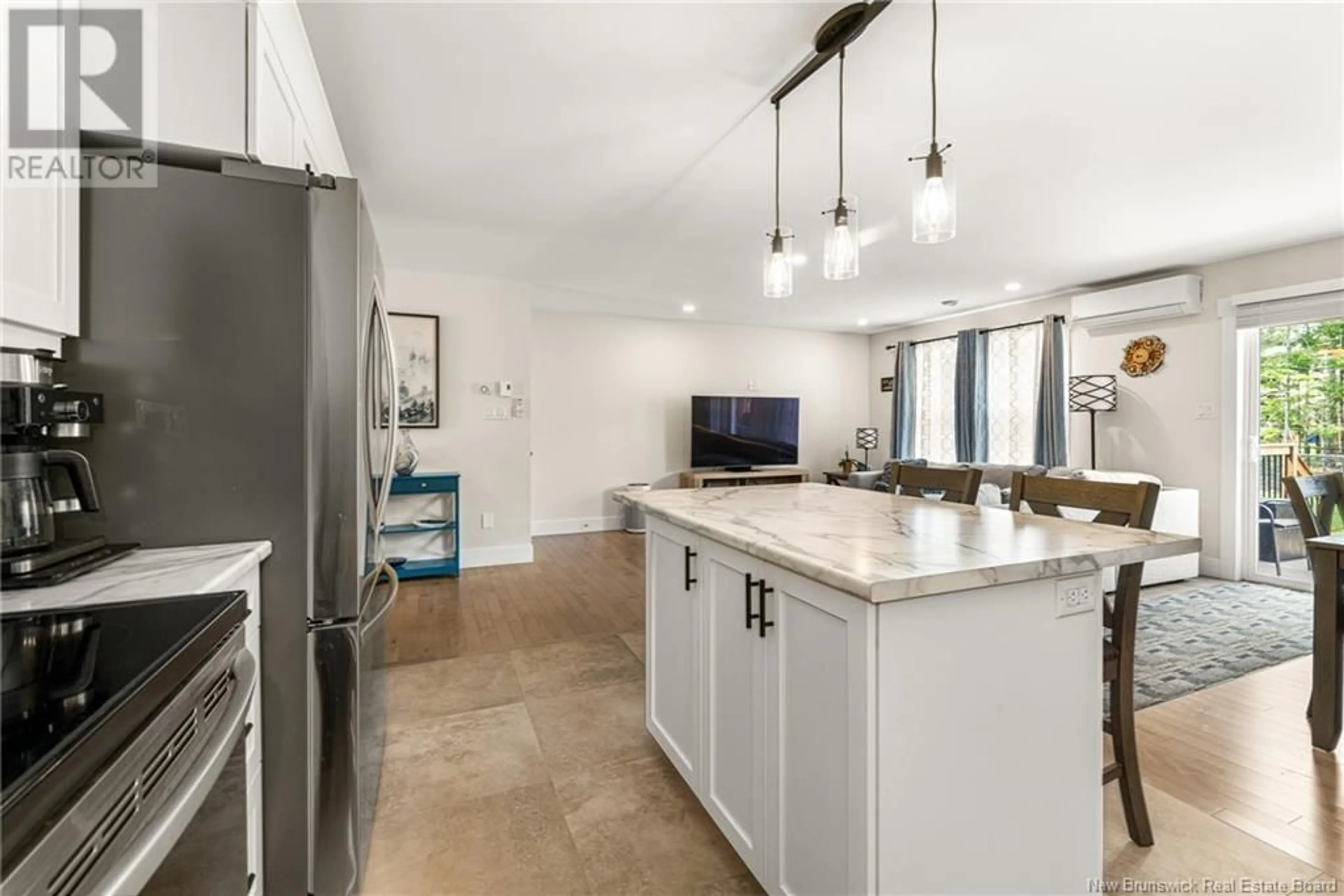 Open concept kitchen, ceramic/tile floor for 28 LOUDUN STREET, Dieppe New Brunswick E1A9X4