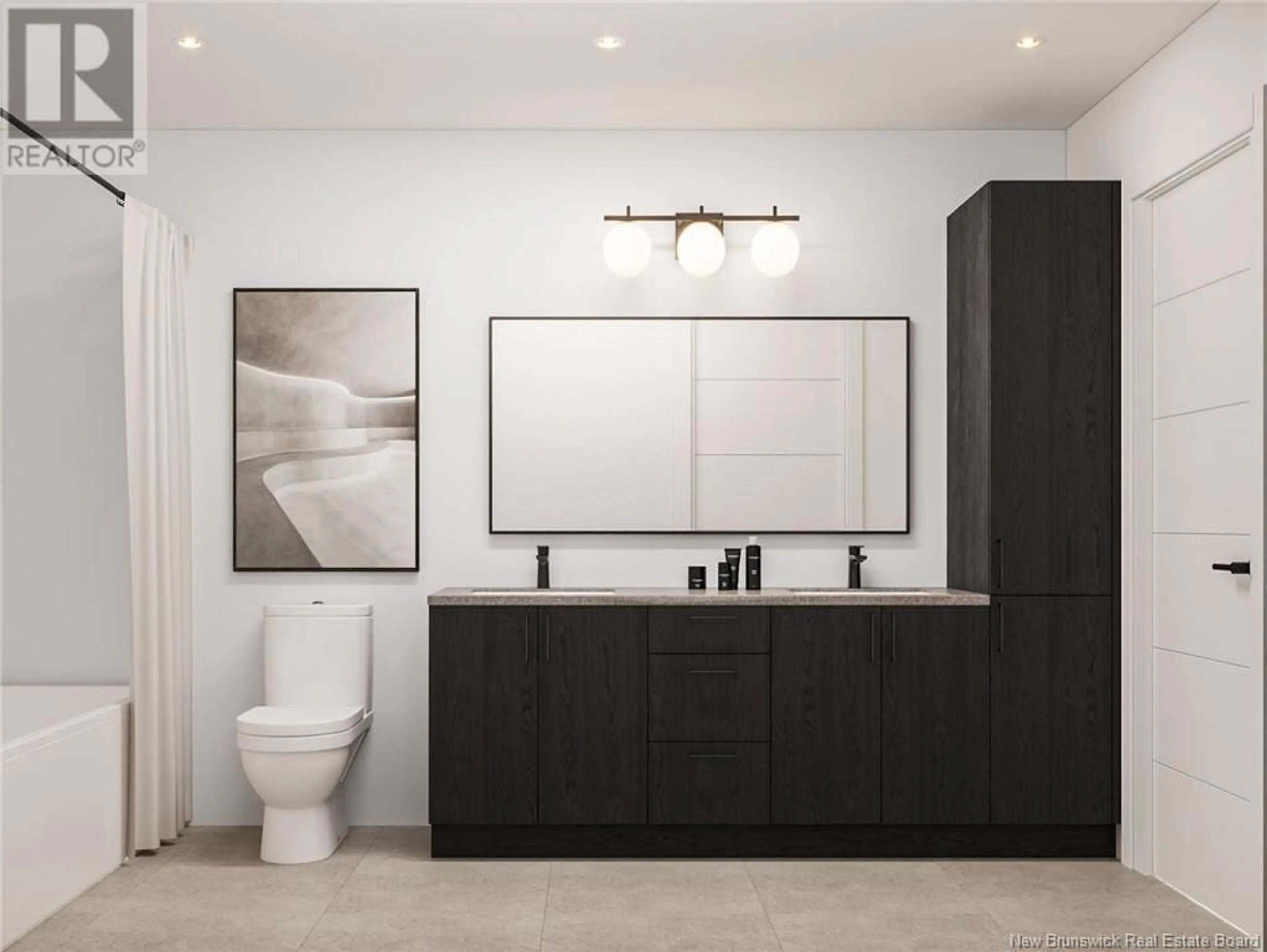 Contemporary bathroom, ceramic/tile floor for 1024 ELMWOOD DRIVE, Moncton New Brunswick E1H2G9