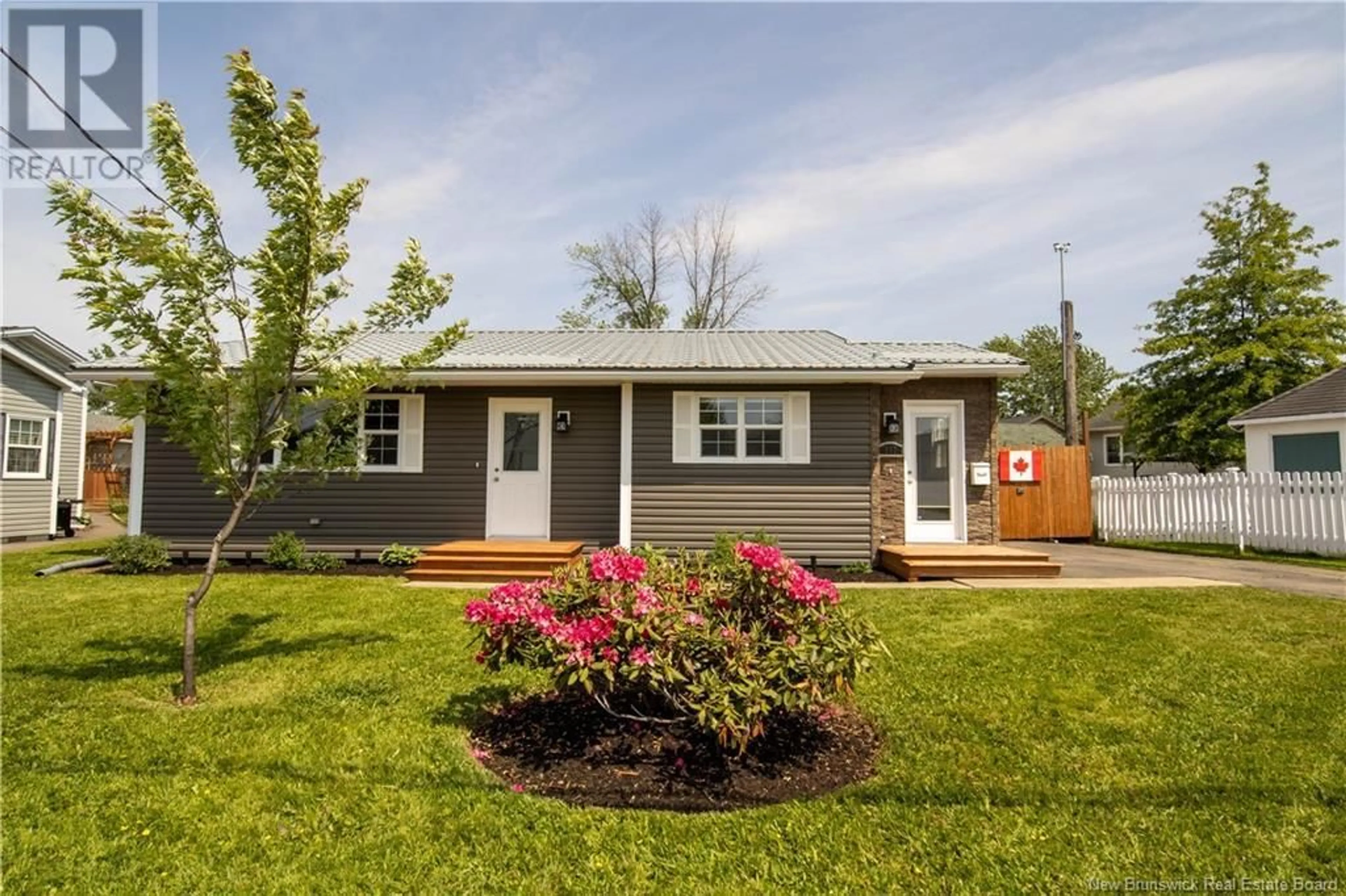 Home with vinyl exterior material, street for 117 MASTERS ROAD, Moncton New Brunswick E1A4S4
