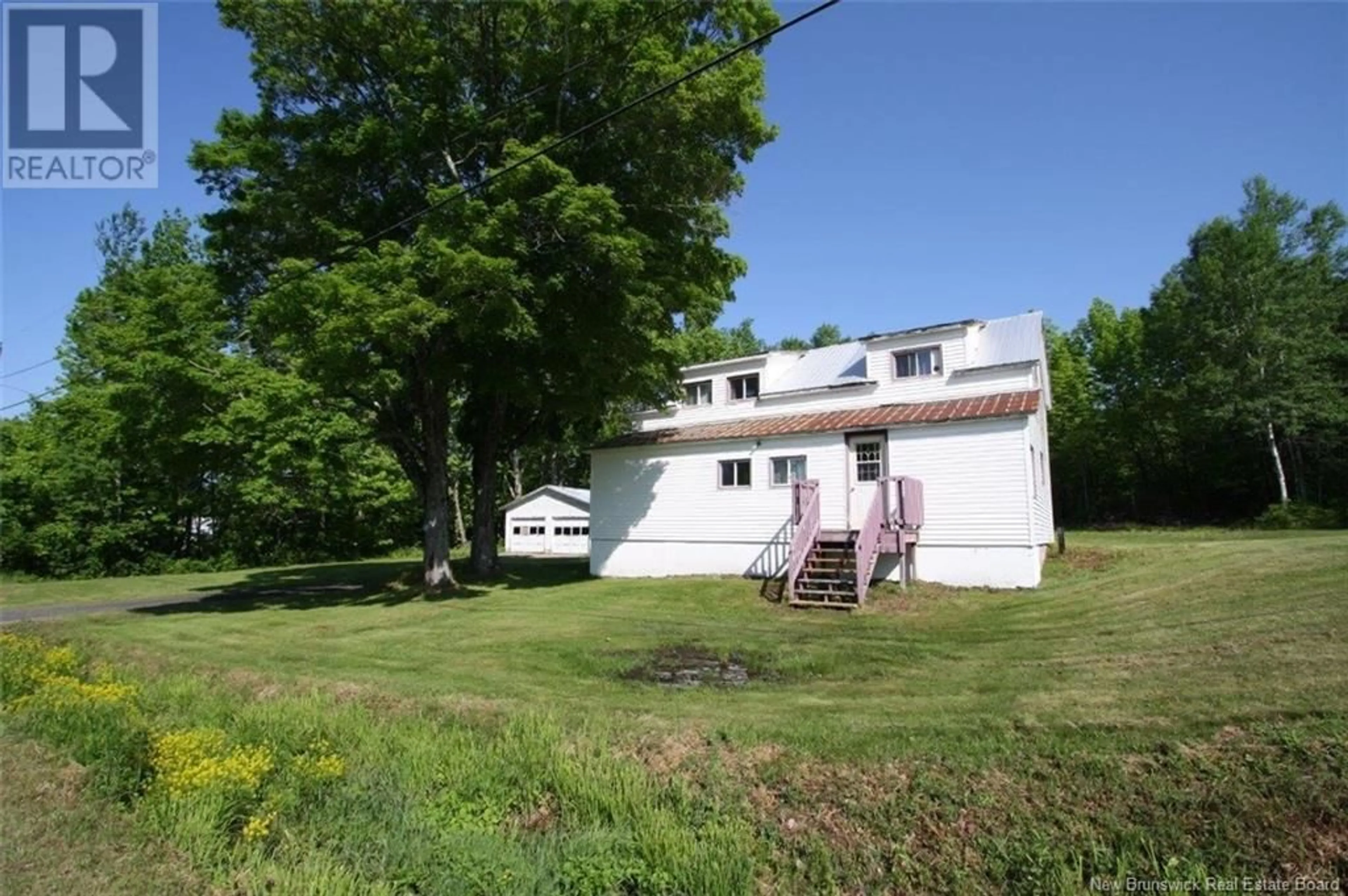 A pic from outside/outdoor area/front of a property/back of a property/a pic from drone, street for 327 HOLTVILLE ROAD, Holtville New Brunswick E6A1X6