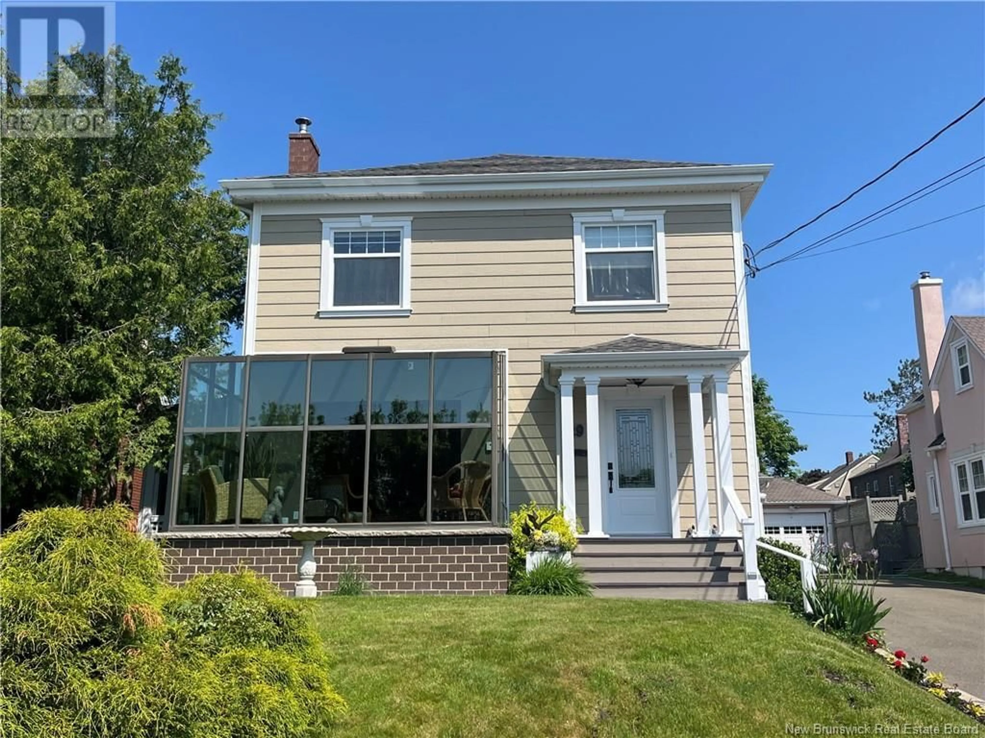 Home with vinyl exterior material, street for 29 HILLCREST DRIVE, Moncton New Brunswick E1E1V9