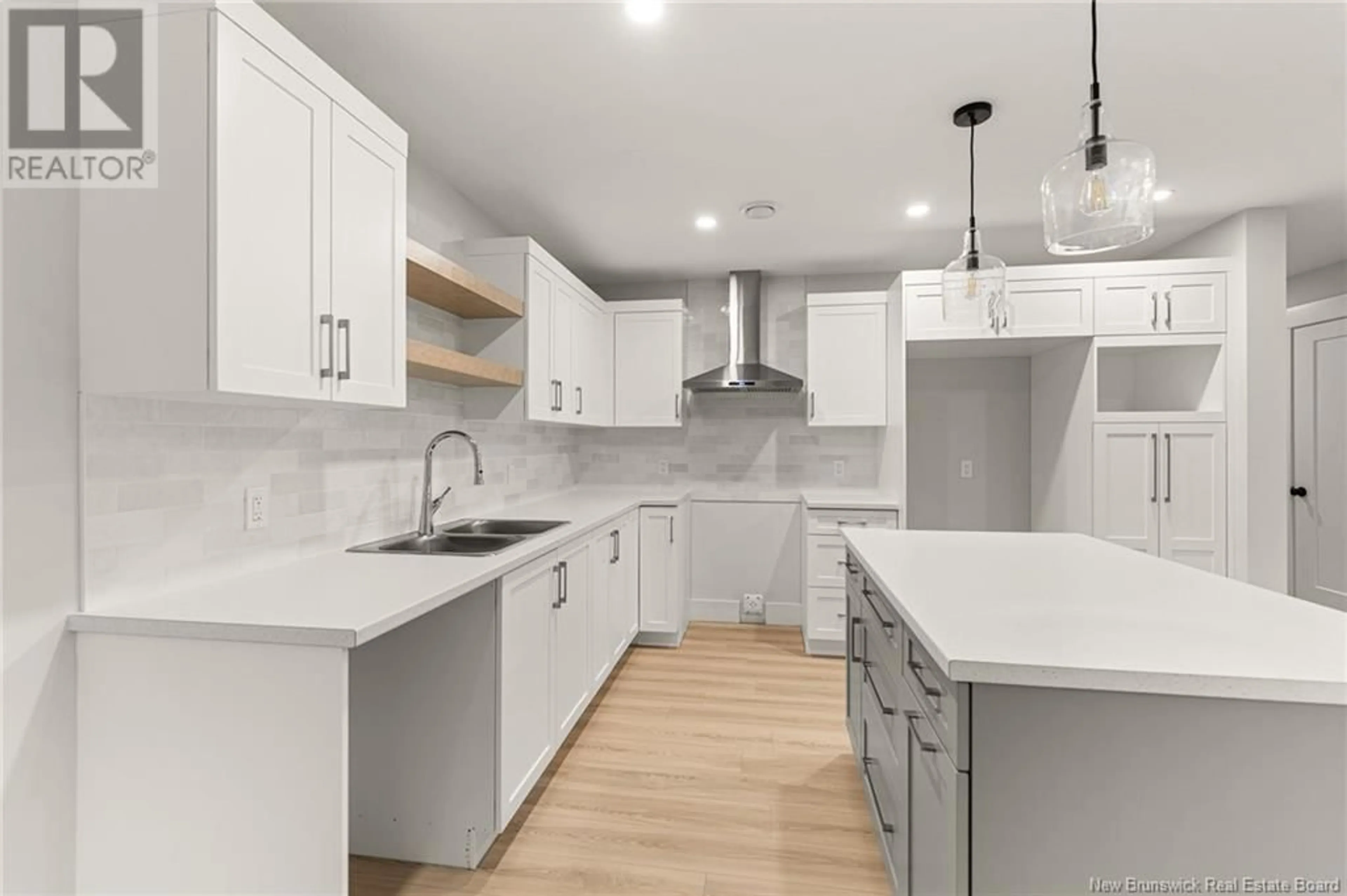 Open concept kitchen, ceramic/tile floor for 199 TEABERRY AVENUE, Moncton New Brunswick E1G0E8