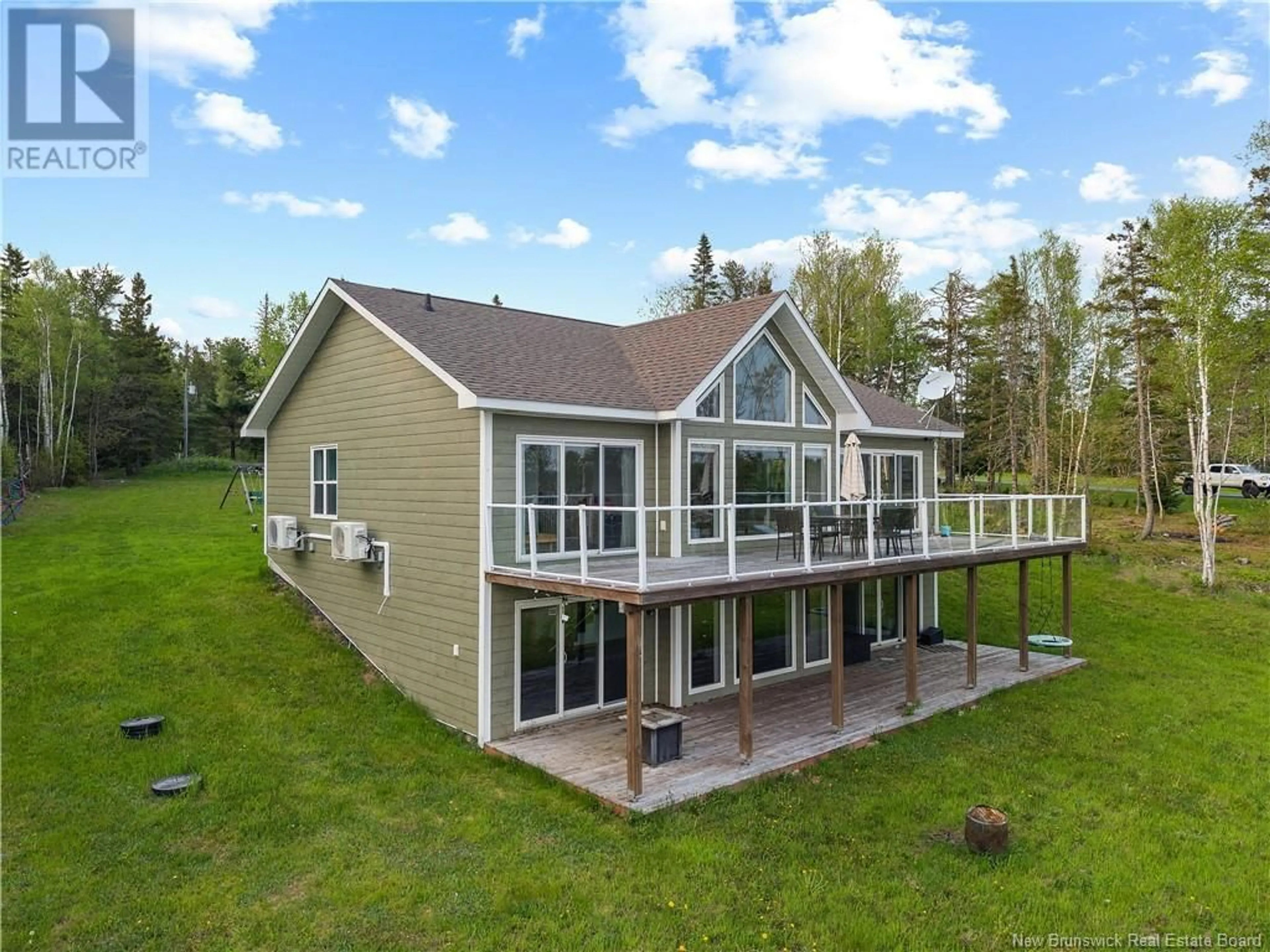 A pic from outside/outdoor area/front of a property/back of a property/a pic from drone, water/lake/river/ocean view for 1978 ROUTE 460, Tabusintac New Brunswick E9H1E1