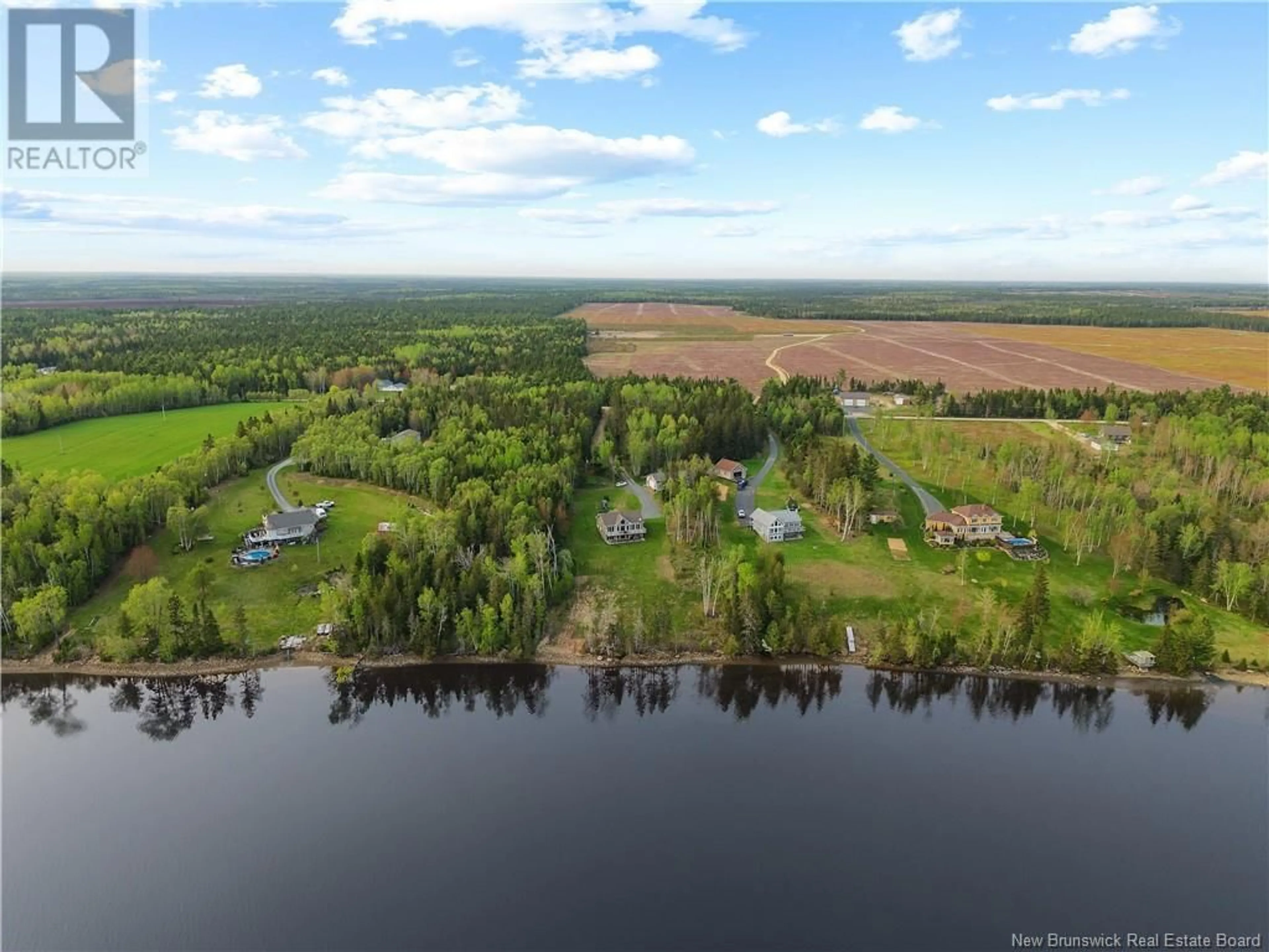 A pic from outside/outdoor area/front of a property/back of a property/a pic from drone, water/lake/river/ocean view for 1978 ROUTE 460, Tabusintac New Brunswick E9H1E1