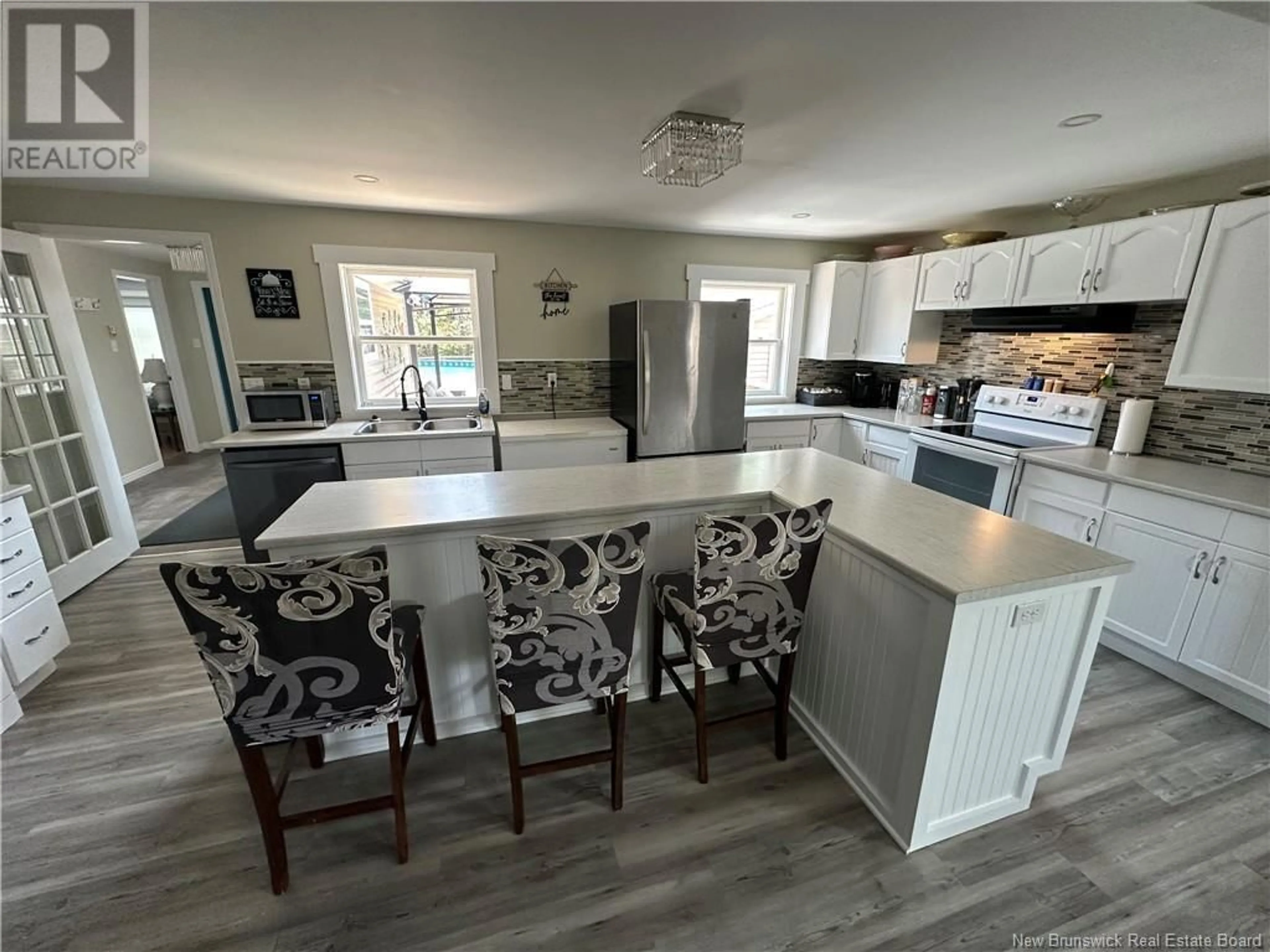 Open concept kitchen, ceramic/tile floor for 53 DEMONTS AVENUE, Saint Andrews New Brunswick E5B2K3
