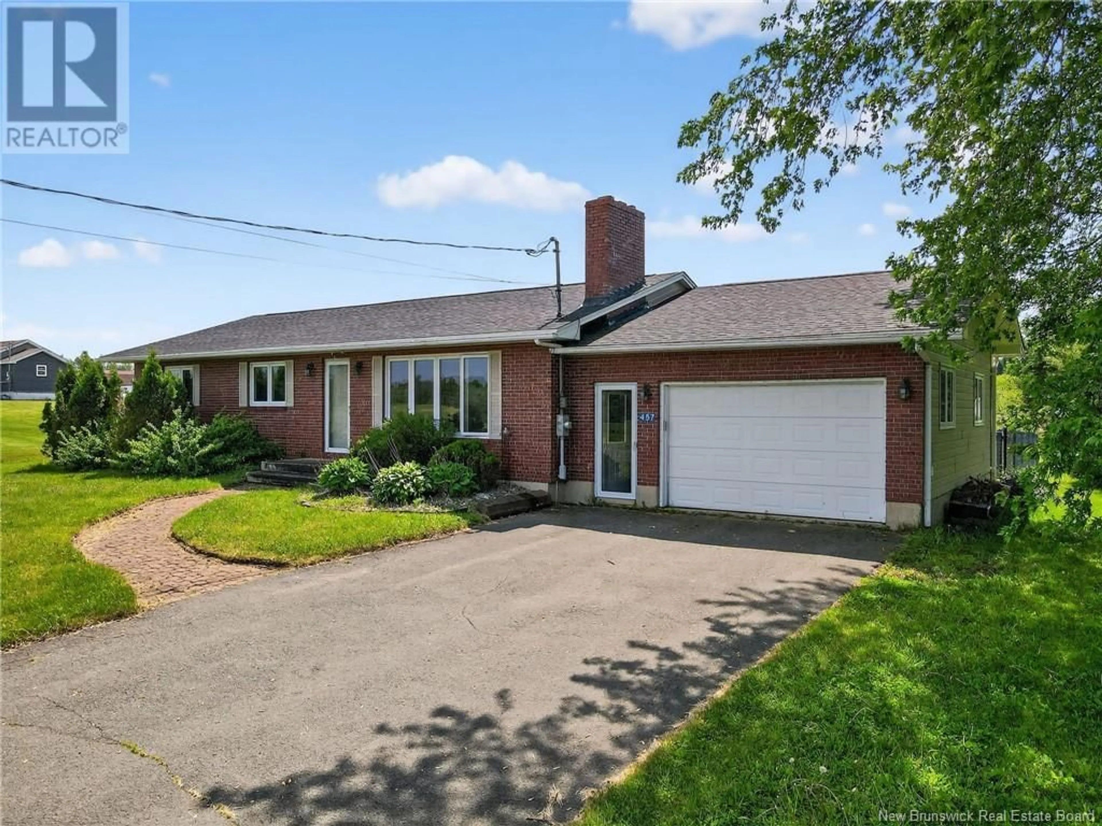 Home with brick exterior material, street for 457 ABOUJAGANE ROAD, Haute-Aboujagane New Brunswick E4P5M1