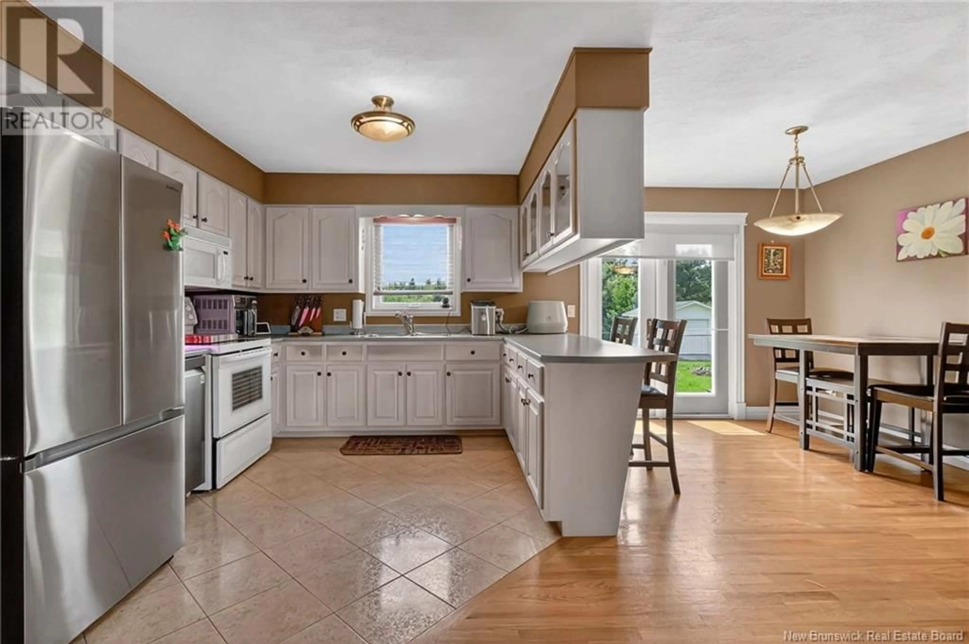 Open concept kitchen, ceramic/tile floor for 457 ABOUJAGANE ROAD, Haute-Aboujagane New Brunswick E4P5M1
