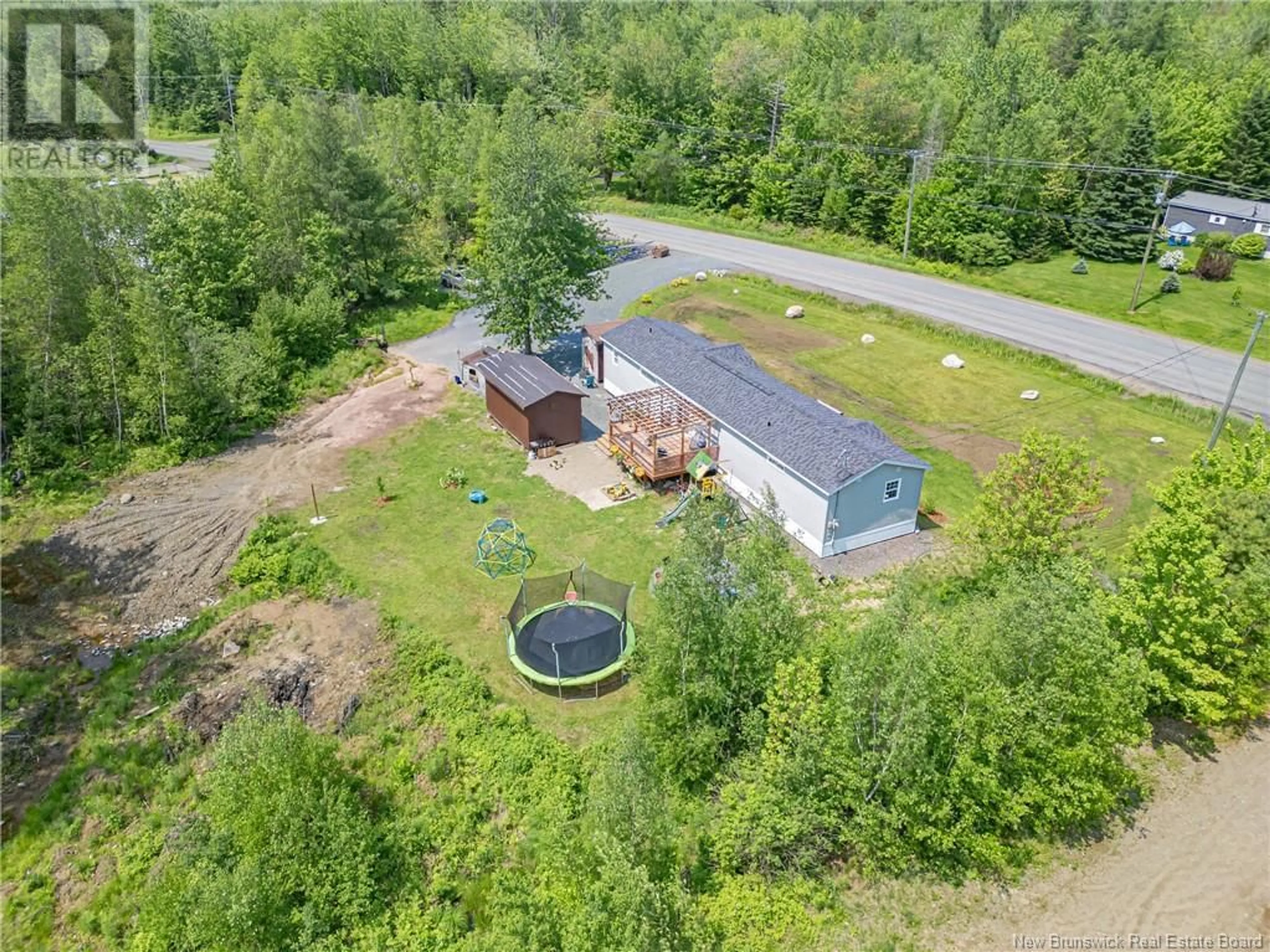 A pic from outside/outdoor area/front of a property/back of a property/a pic from drone, water/lake/river/ocean view for 1181 ROUTE 655, Waasis New Brunswick E3B9A1