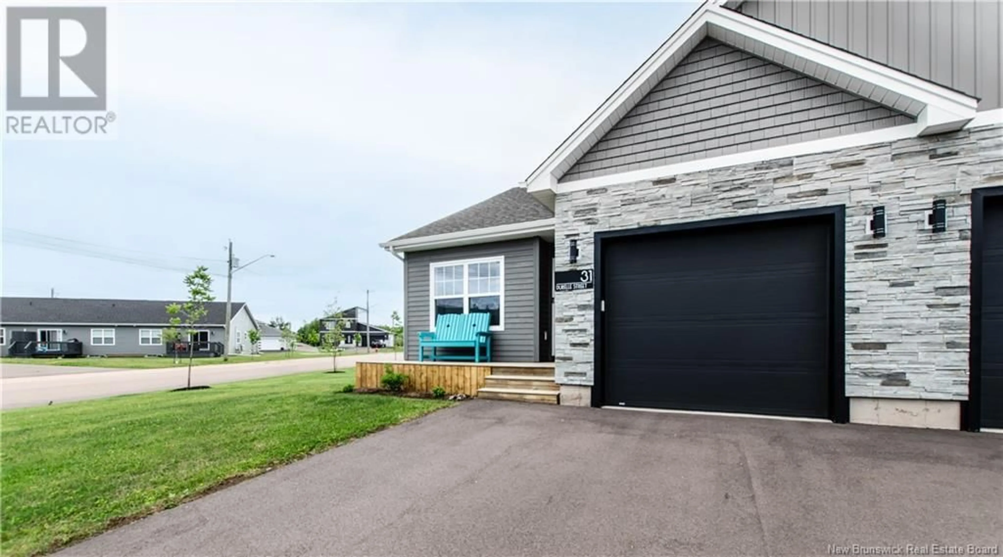 Home with vinyl exterior material, street for 31 DURELLE STREET, Moncton New Brunswick E1A7Y4