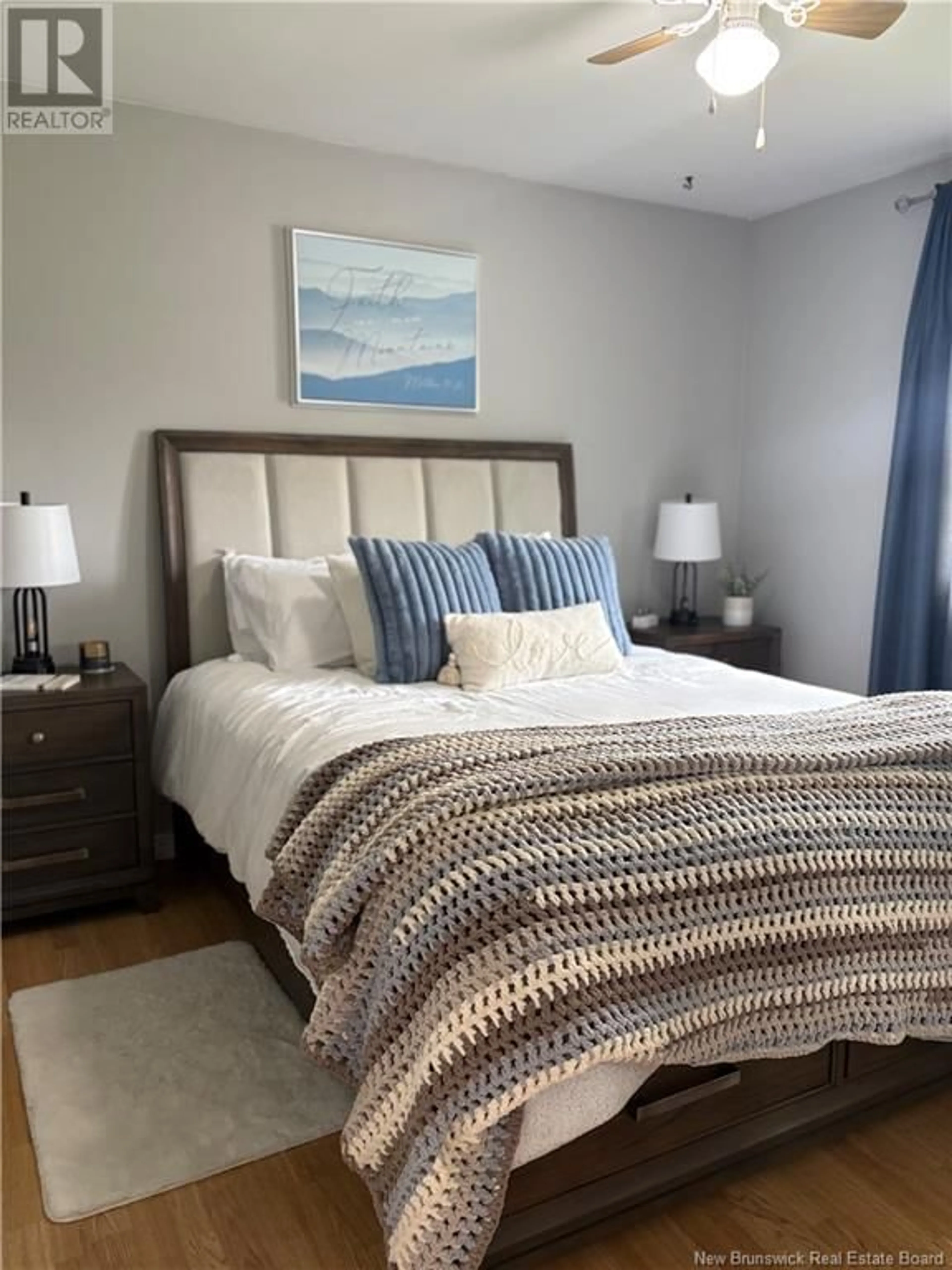 Bedroom with bed, carpet floor for 253 SWEENEY LANE, Miramichi Bay New Brunswick E1V3A6